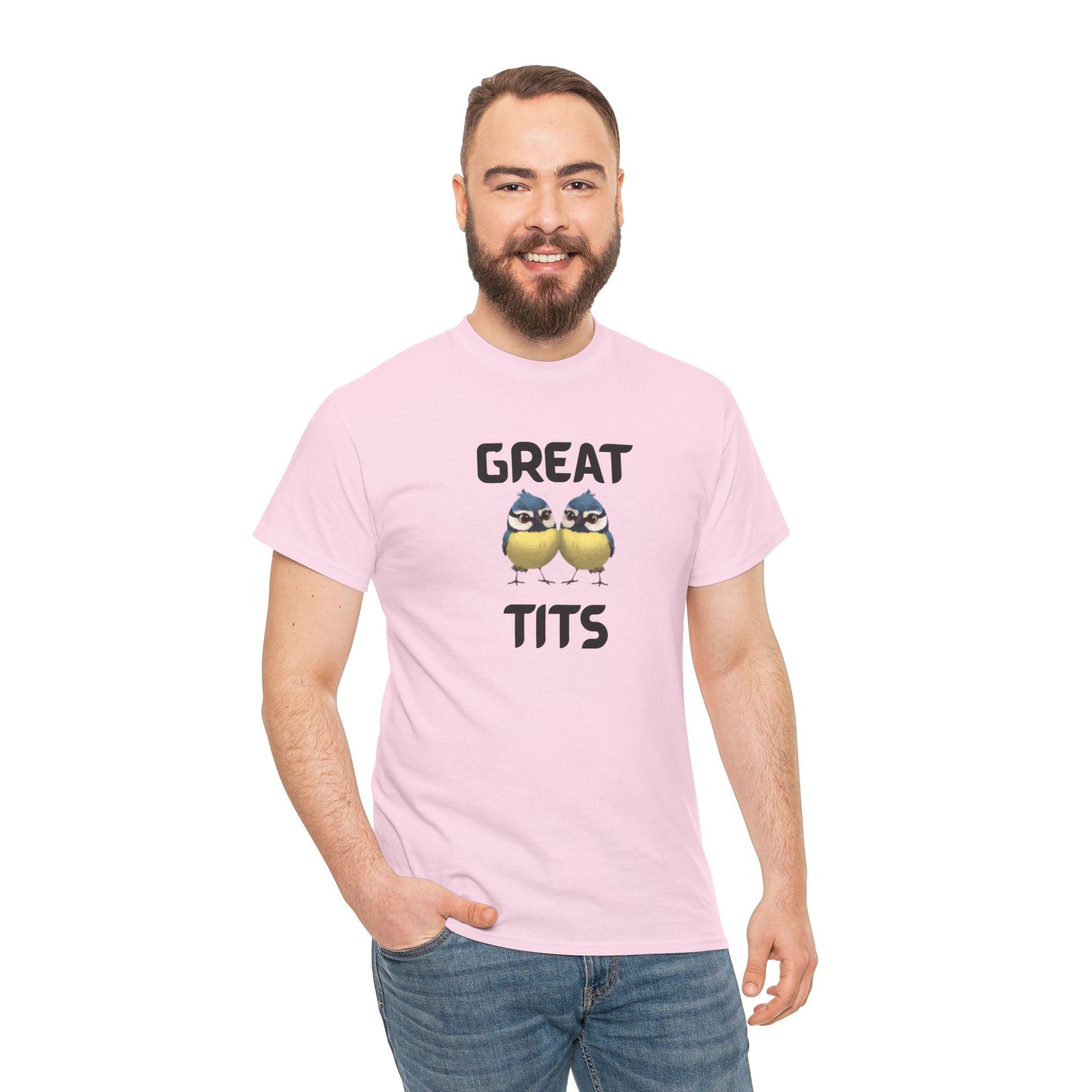 Great Tits T-Shirt – Funny Novelty Tee with Cheeky Wordplay