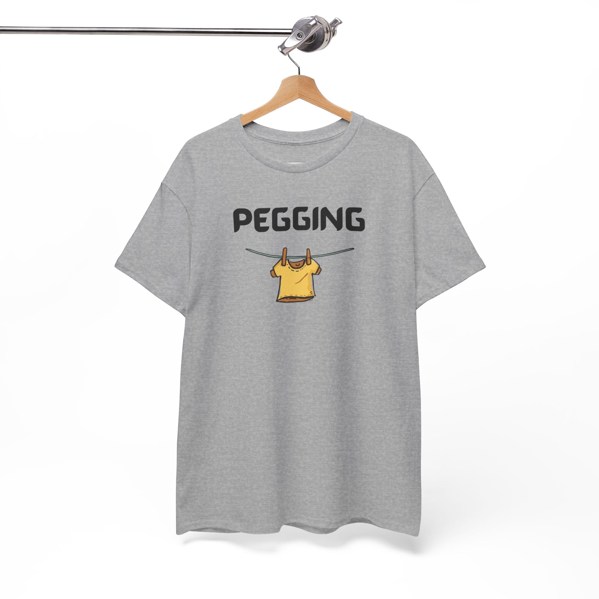 Pegging T-Shirt – Funny Novelty Tee with Cheeky Wordplay