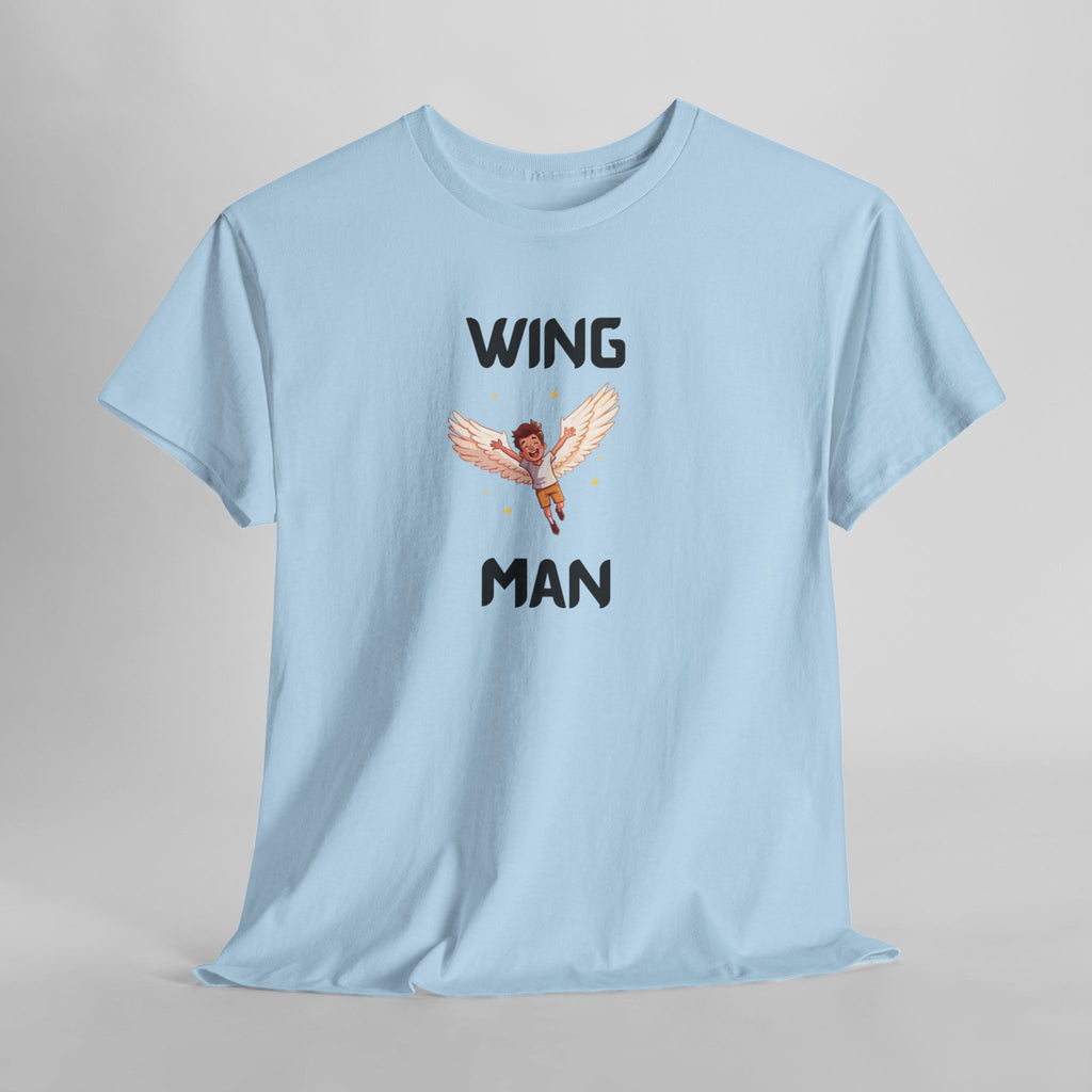 Wing Man T-Shirt – Funny Novelty Tee for Stag Do’s, Prank Gifts & Nights Out