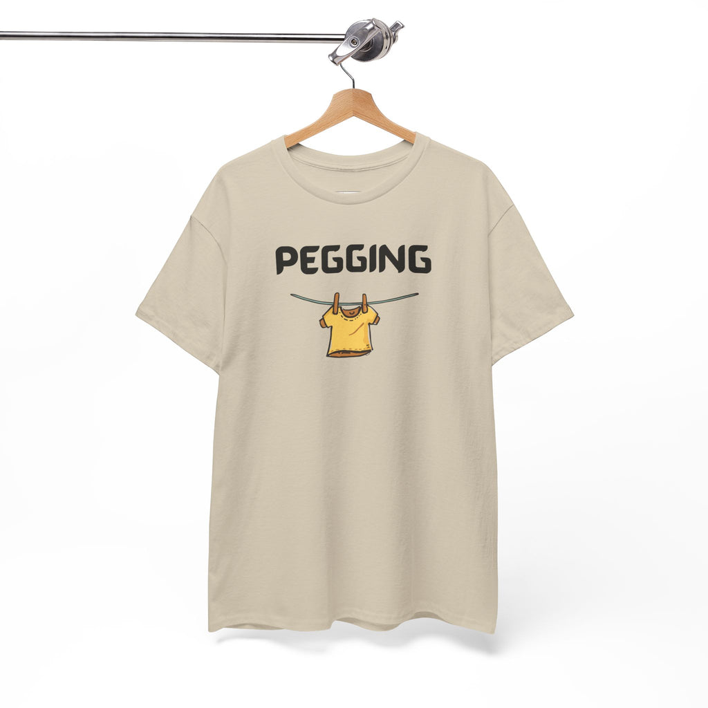 Pegging T-Shirt – Funny Novelty Tee with Cheeky Wordplay