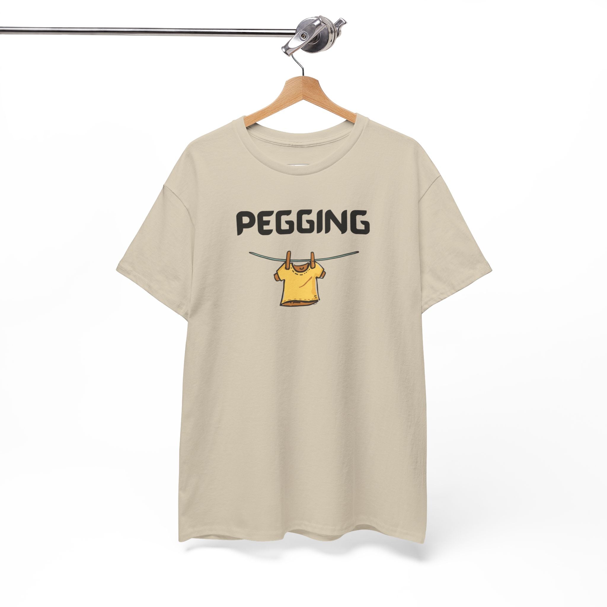 Pegging T-Shirt – Funny Novelty Tee with Cheeky Wordplay