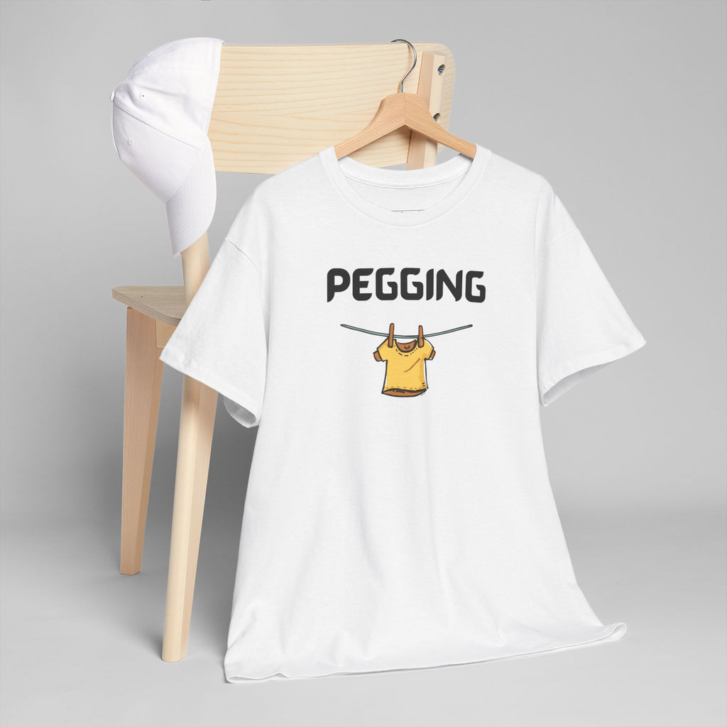 Pegging T-Shirt – Funny Novelty Tee with Cheeky Wordplay