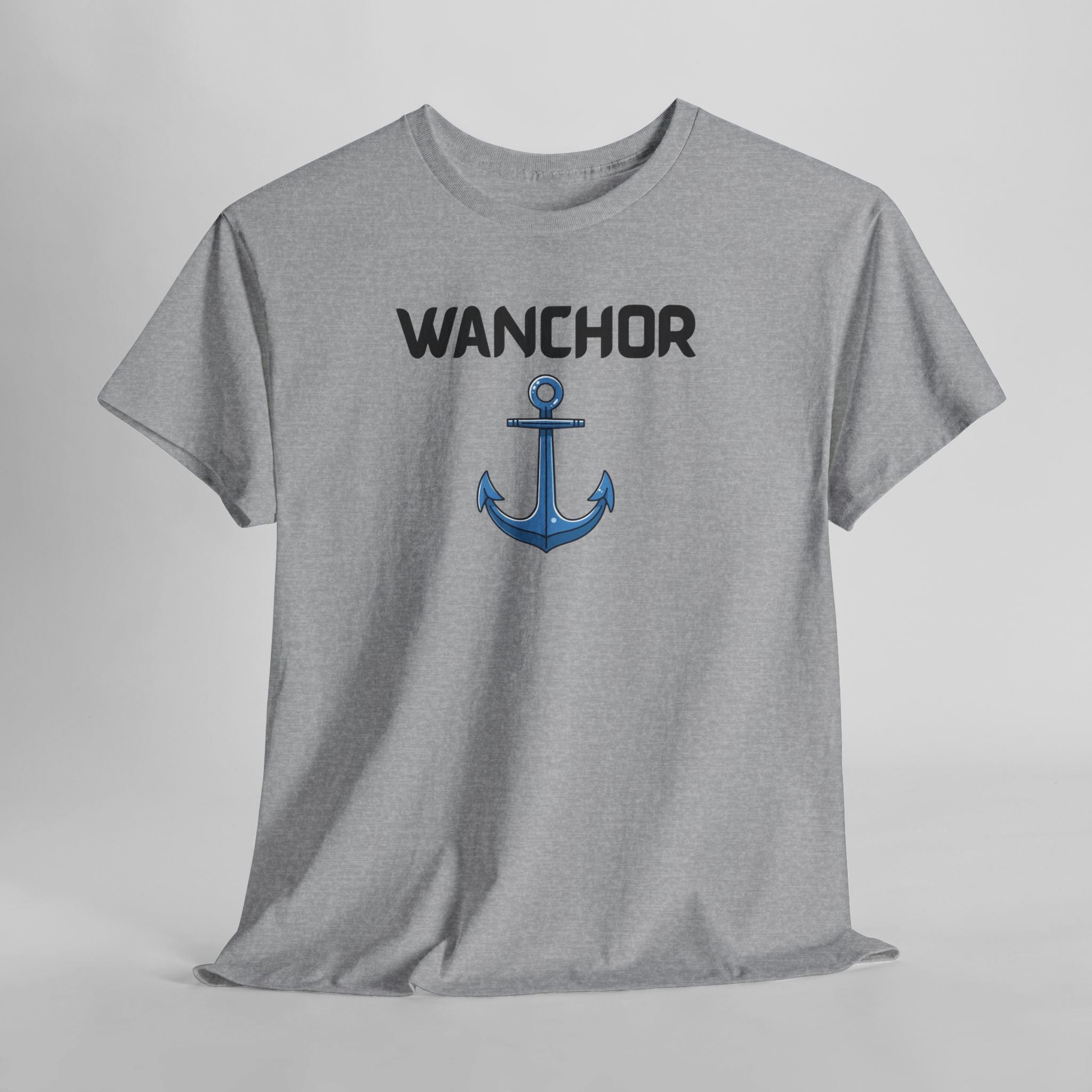 Wanchor T-Shirt – Funny Novelty Tee with Cheeky British Humour