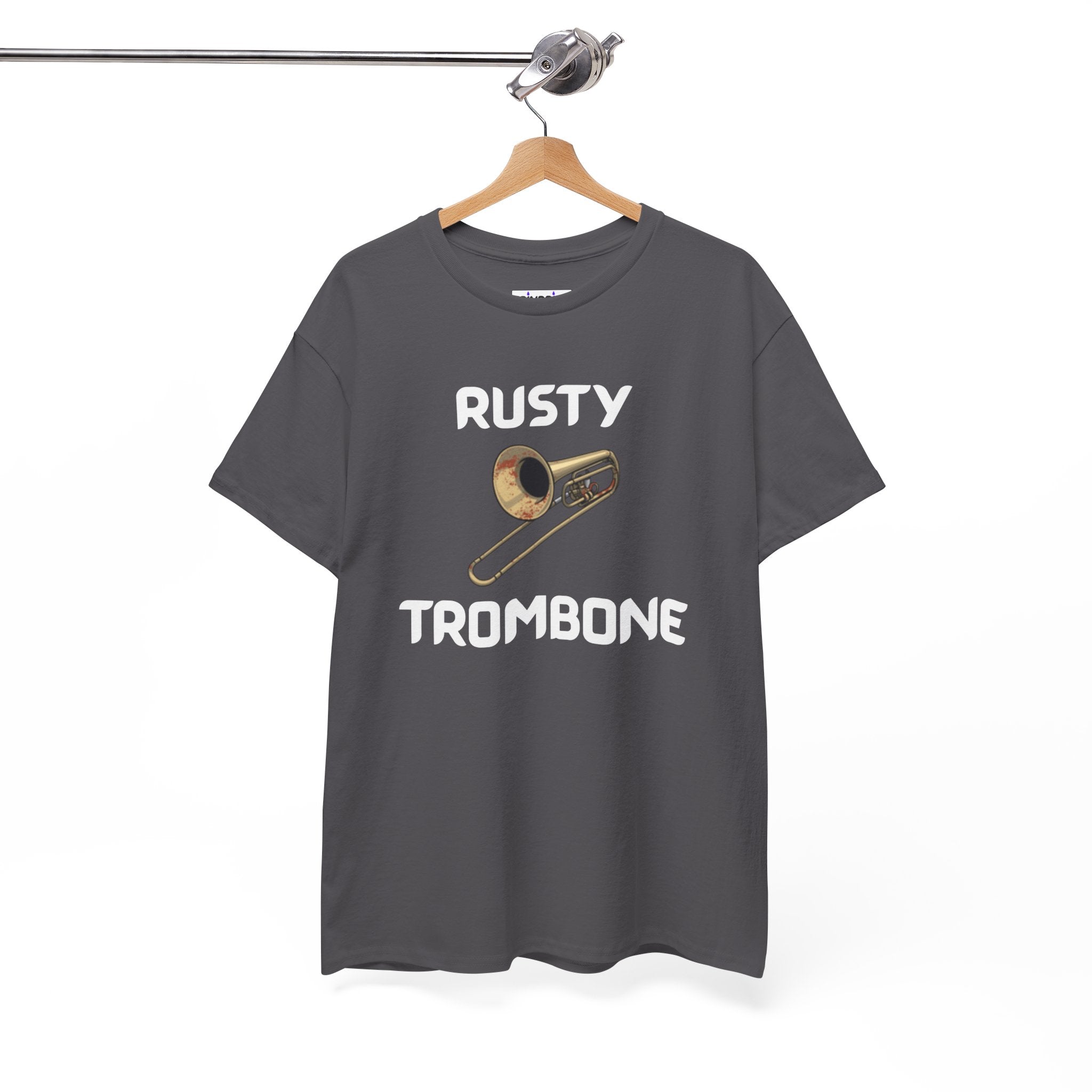 Rusty Trombone T-Shirt – Funny Novelty Tee with Cheeky Humour