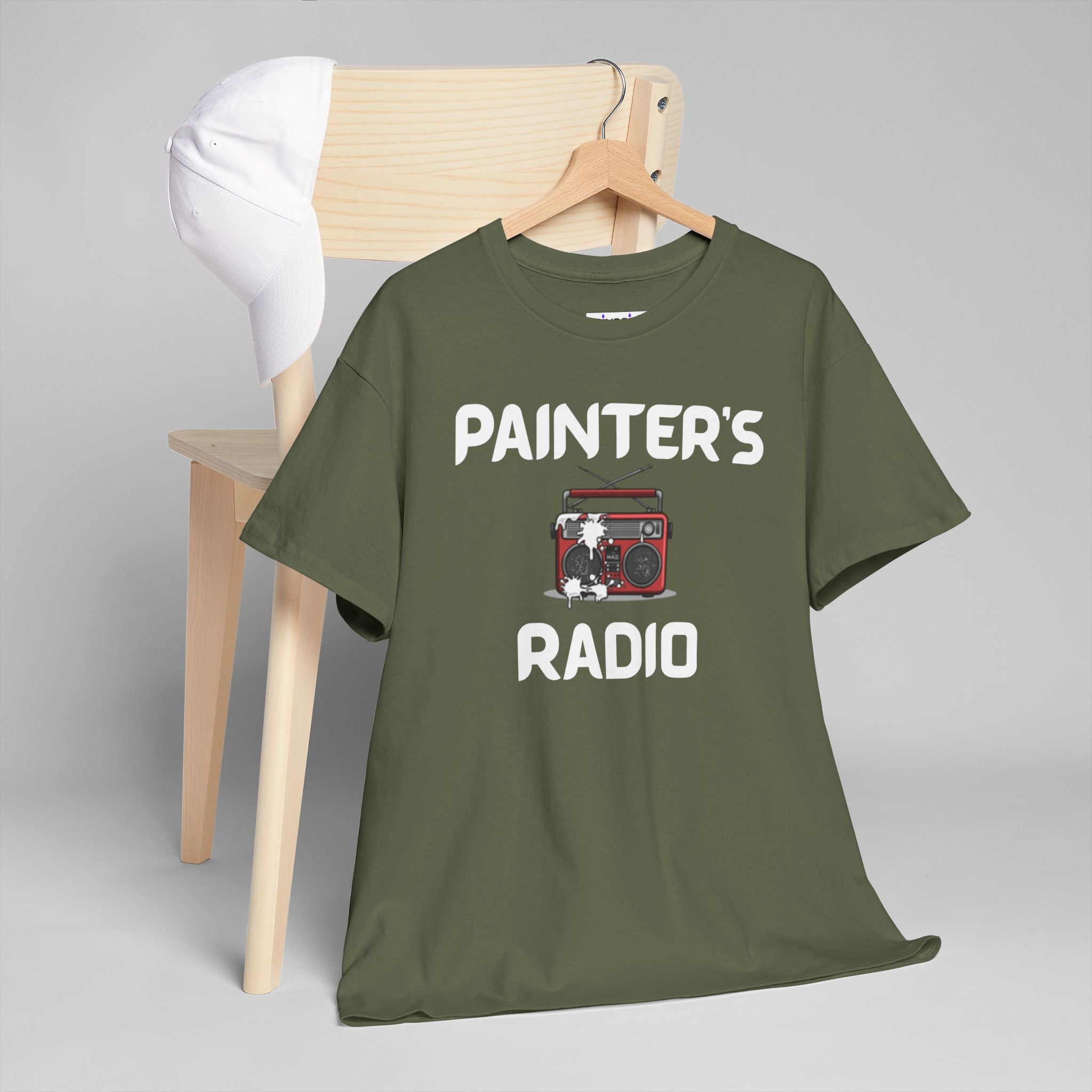 Painter’s Radio T-Shirt – Funny Decorator Gift with a Sense of Humour