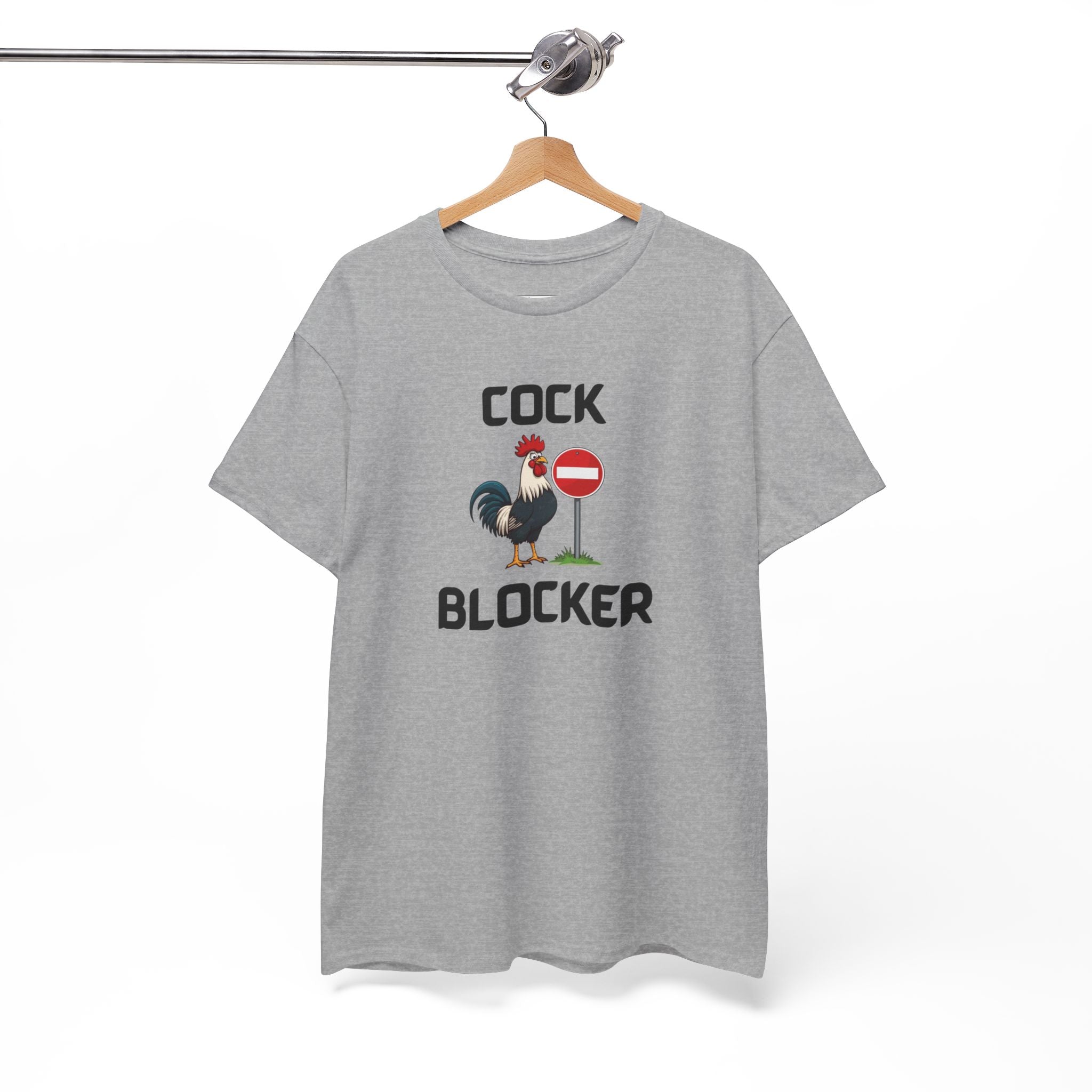 Cock Blocker T-Shirt – Funny Novelty Tee with Cheeky Humour