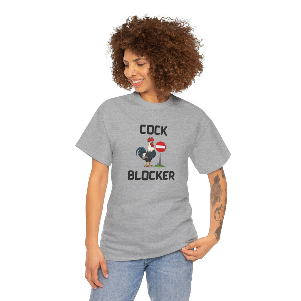 Cock Blocker T-Shirt – Funny Novelty Tee with Cheeky Humour