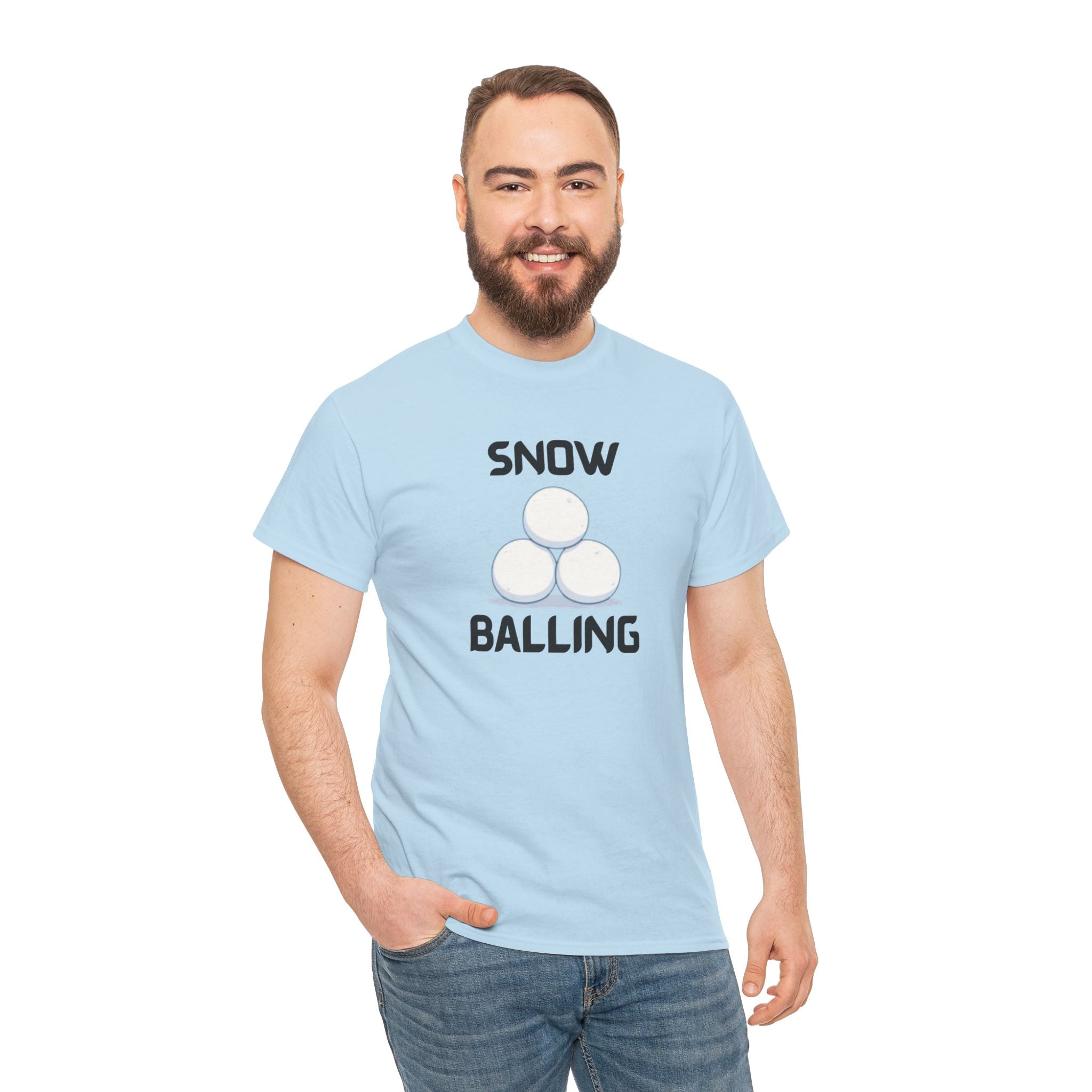 Snow Balling T-Shirt – Funny Novelty Tee with Cheeky Humour