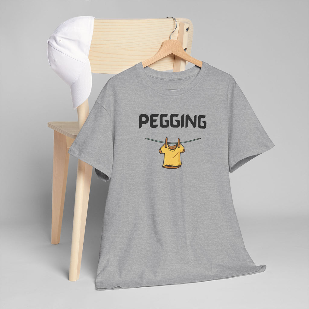 Pegging T-Shirt – Funny Novelty Tee with Cheeky Wordplay