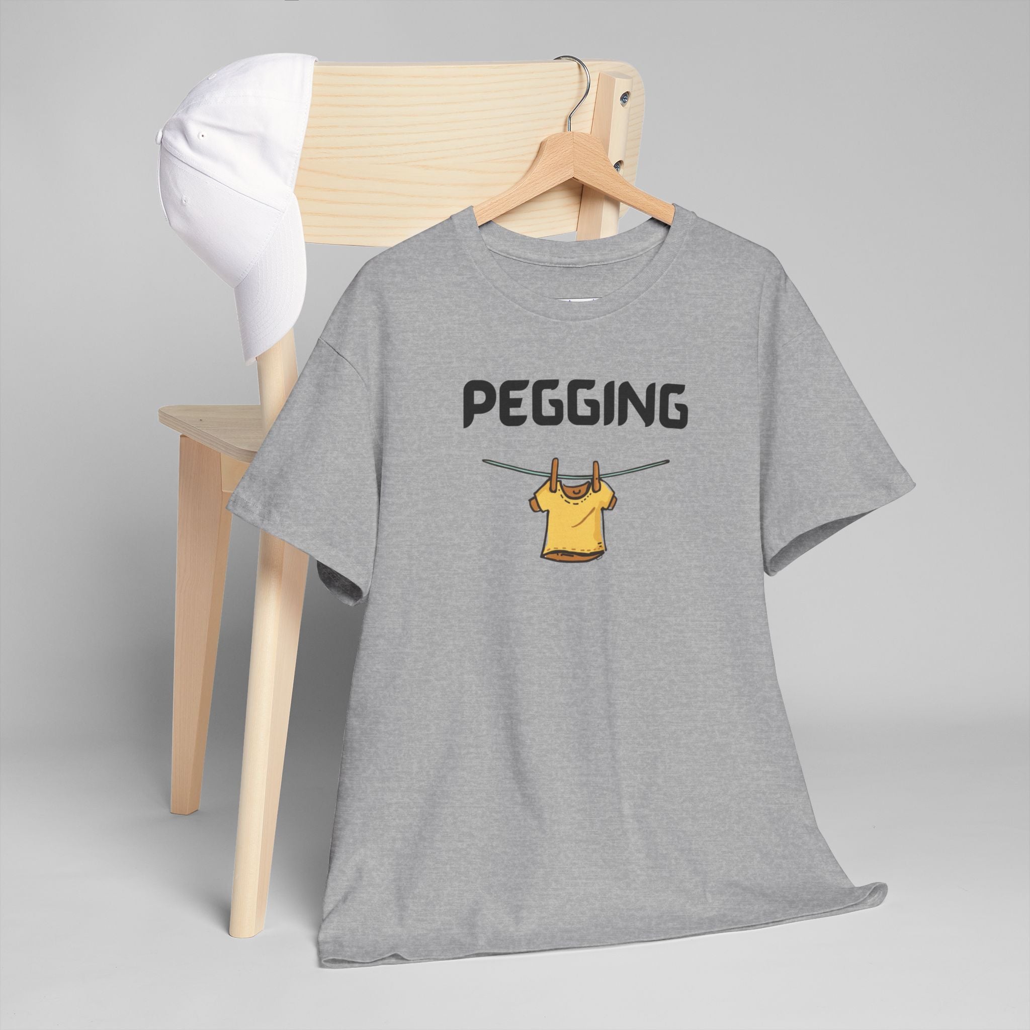 Pegging T-Shirt – Funny Novelty Tee with Cheeky Wordplay