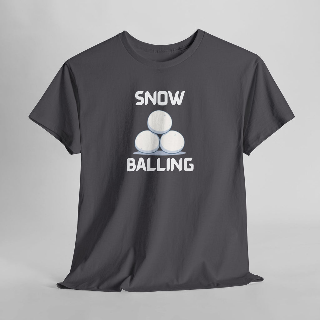 Snow Balling T-Shirt – Funny Novelty Tee with Cheeky Humour