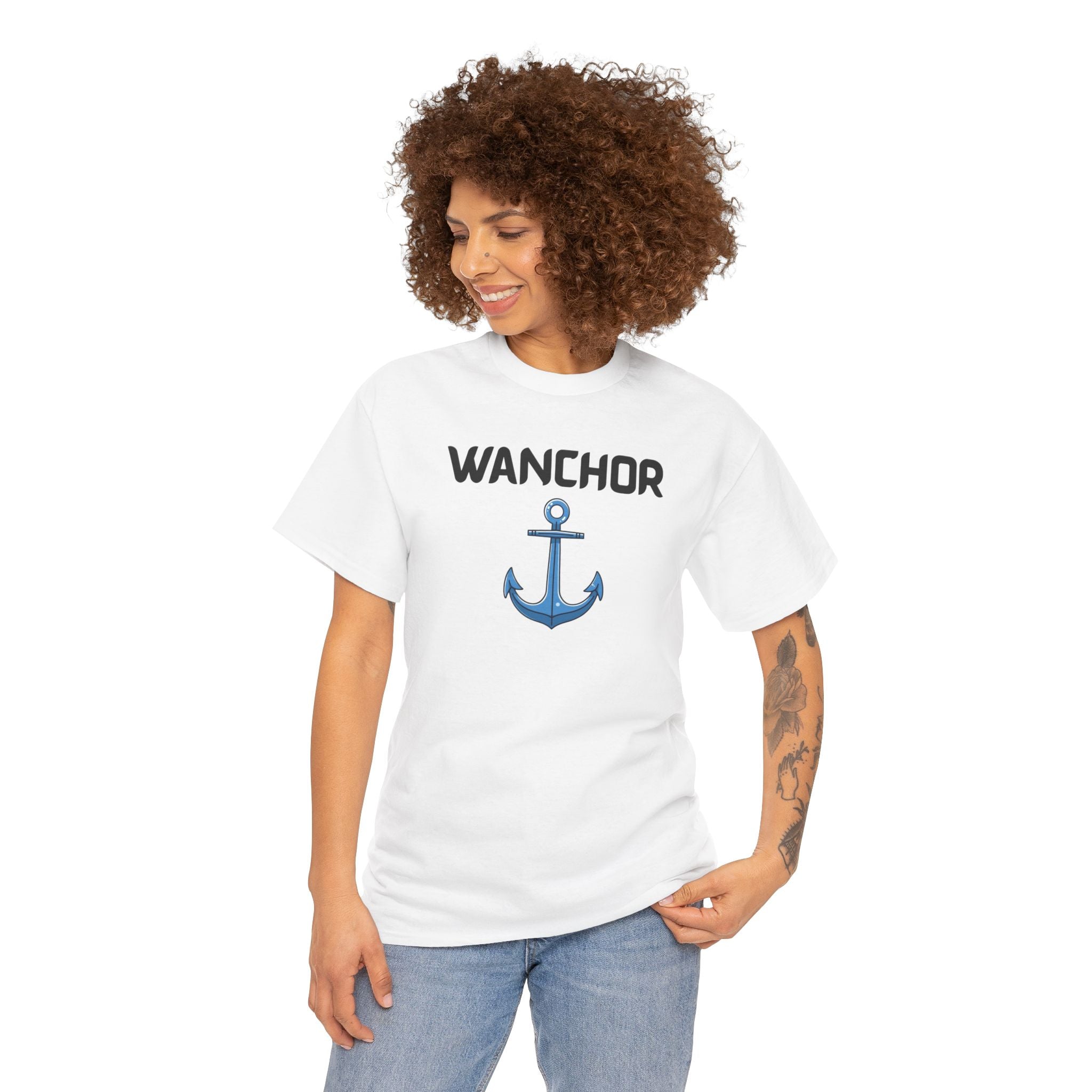 Wanchor T-Shirt – Funny Novelty Tee with Cheeky British Humour