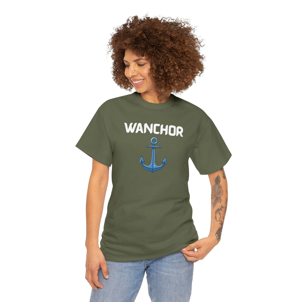 Wanchor T-Shirt – Funny Novelty Tee with Cheeky British Humour