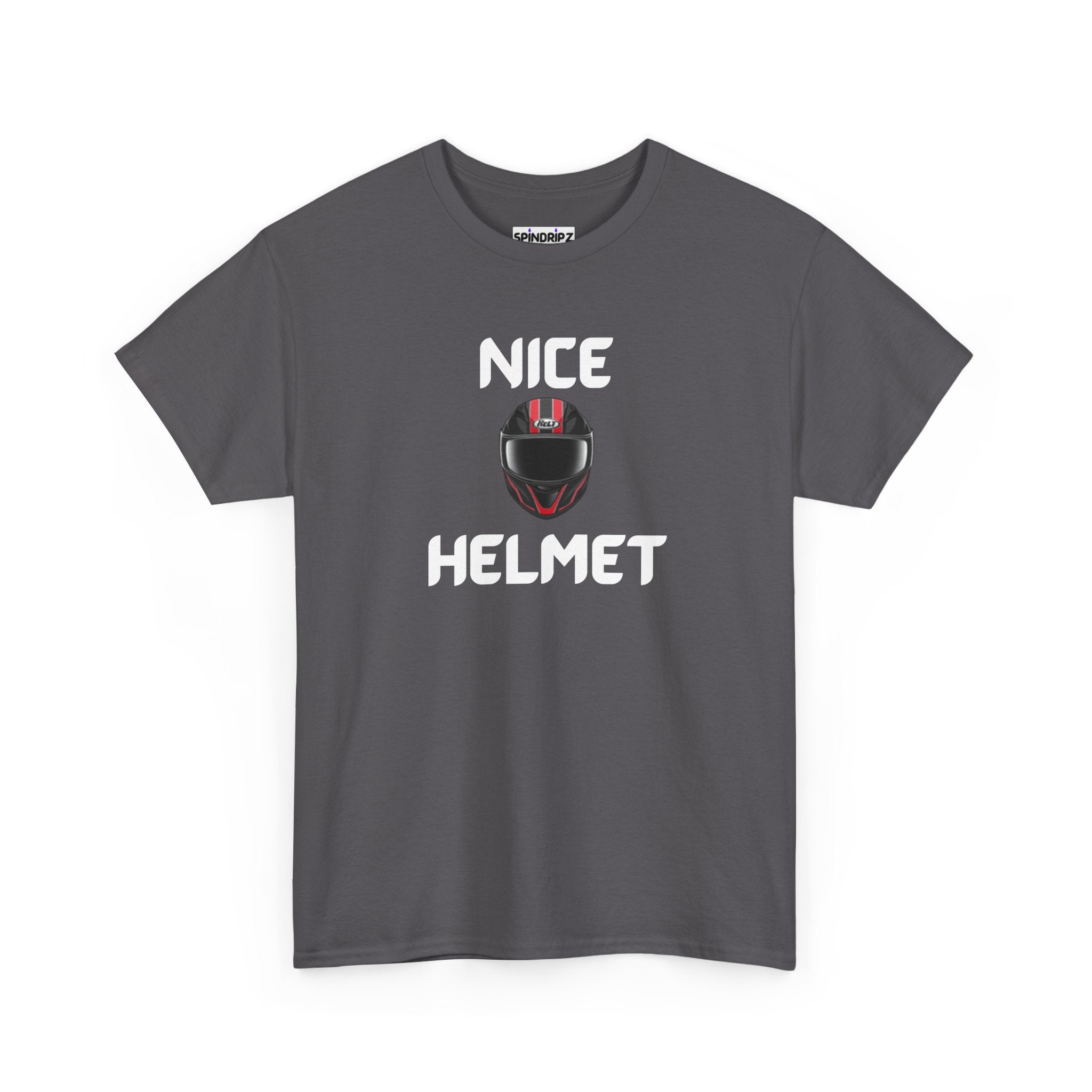 Nice Helmet T-Shirt – Funny Novelty Tee with Cheeky Wordplay