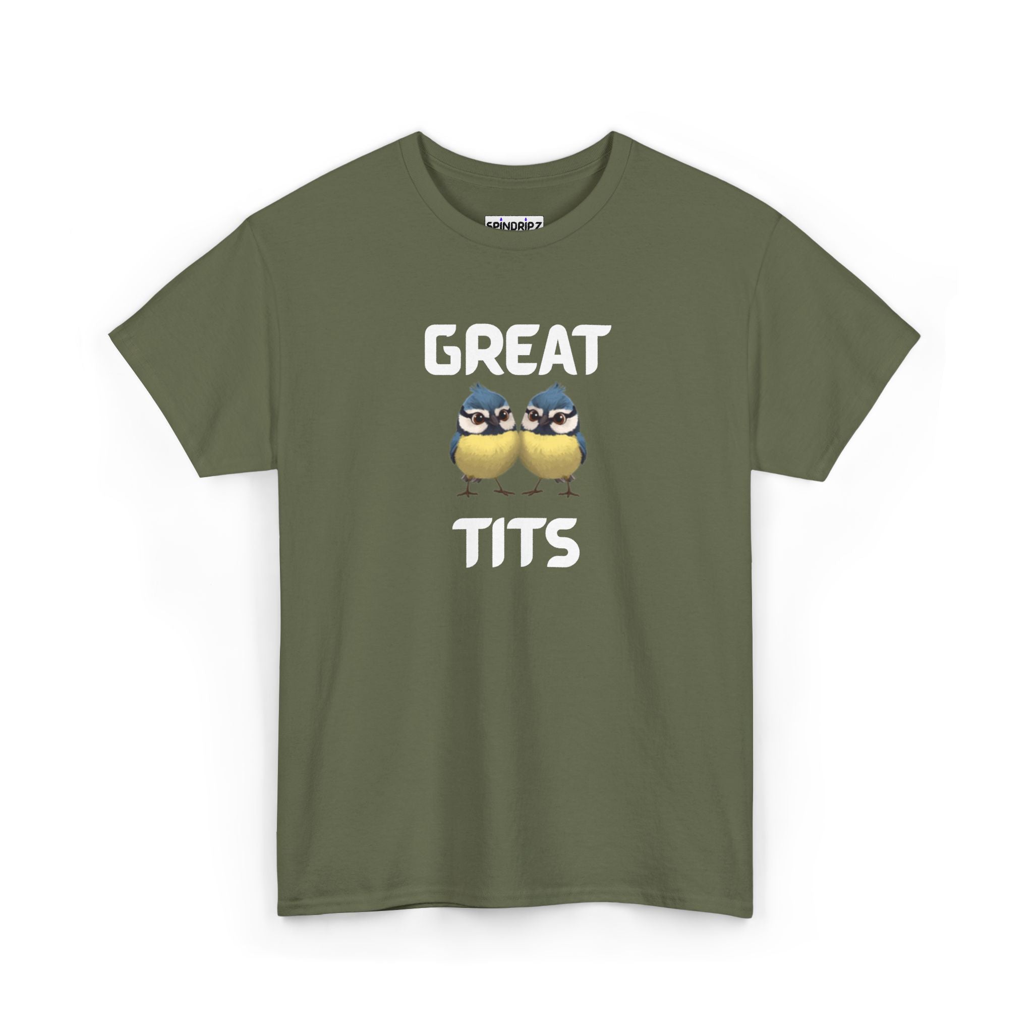 Great Tits T-Shirt – Funny Novelty Tee with Cheeky Wordplay