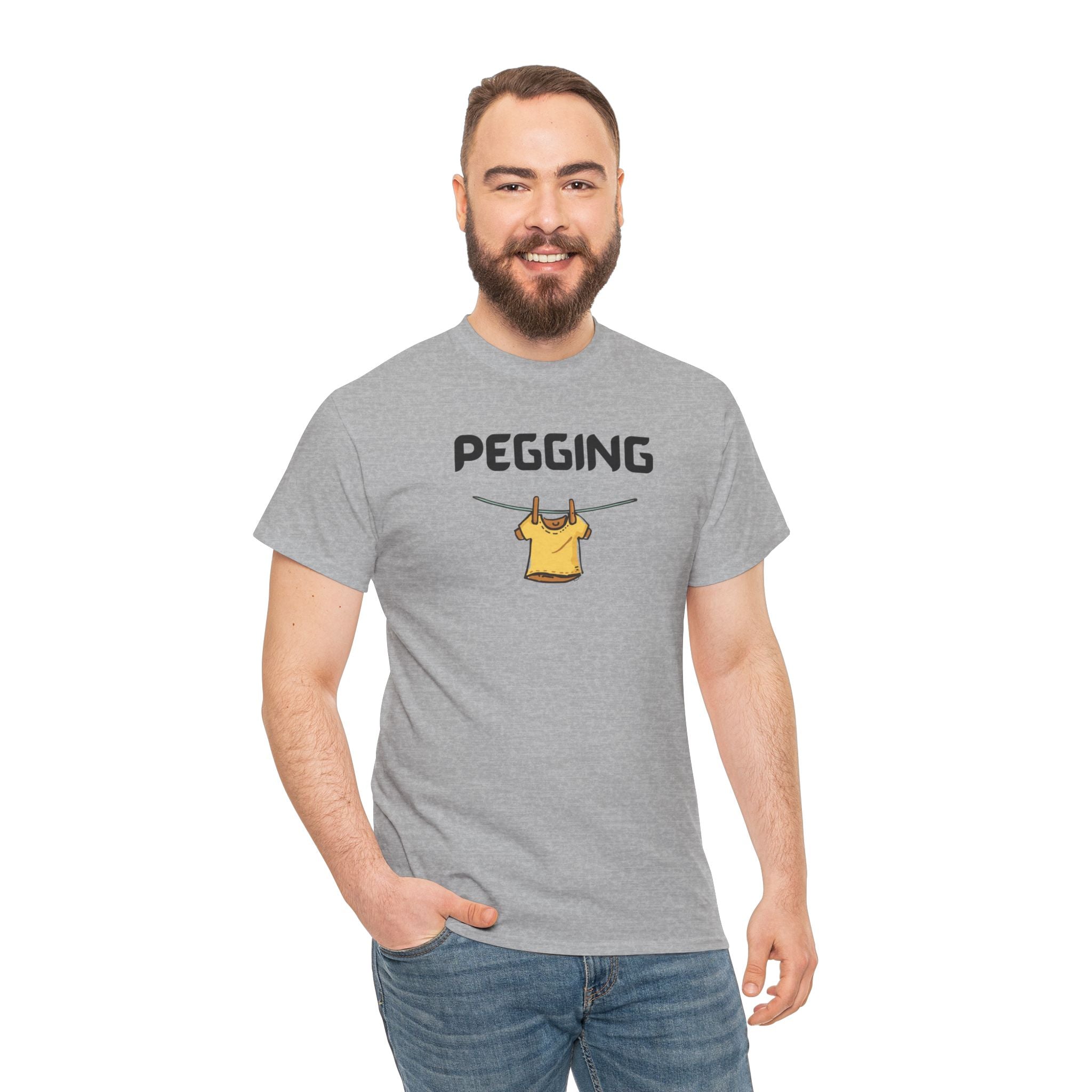 Pegging T-Shirt – Funny Novelty Tee with Cheeky Wordplay