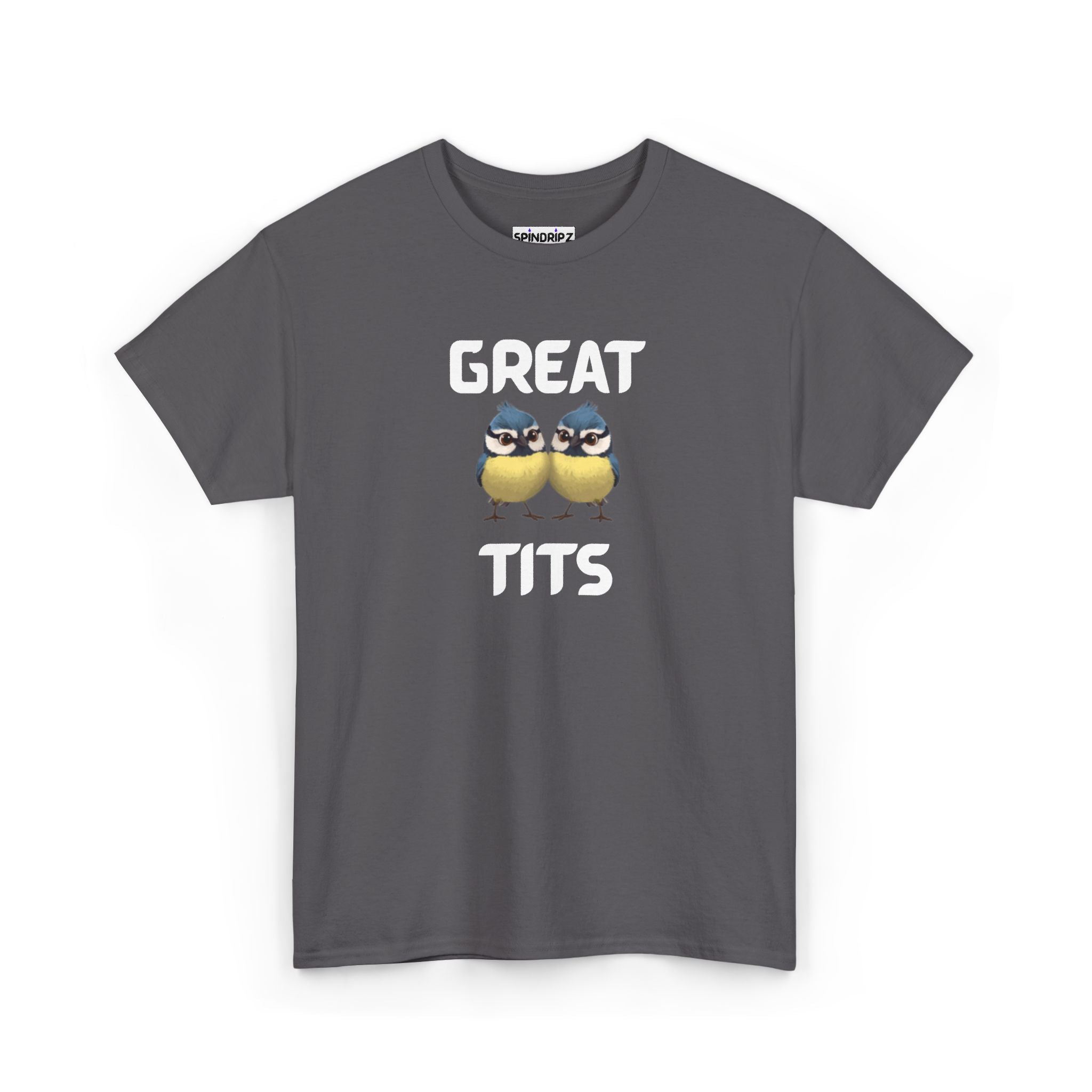 Great Tits T-Shirt – Funny Novelty Tee with Cheeky Wordplay