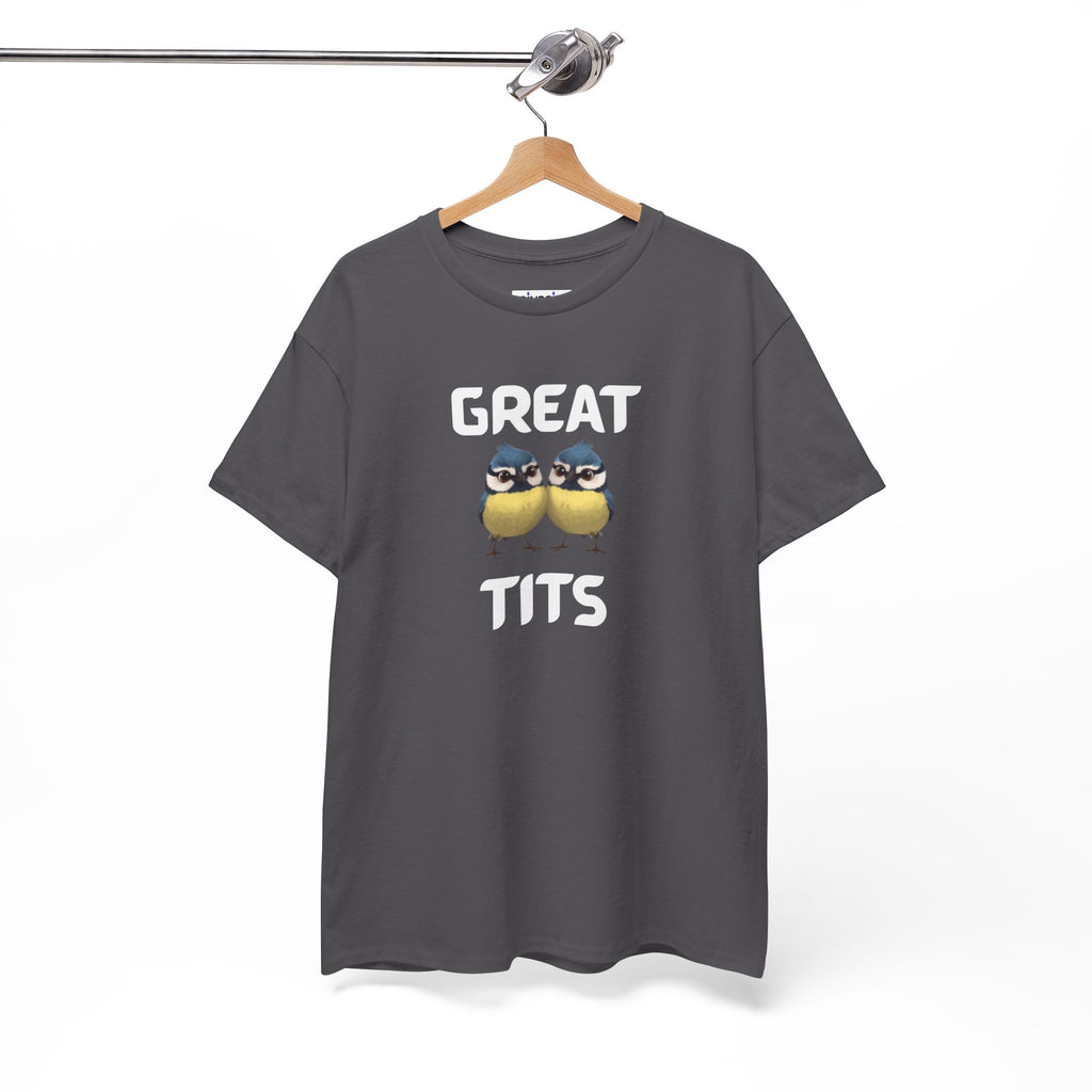 Great Tits T-Shirt – Funny Novelty Tee with Cheeky Wordplay