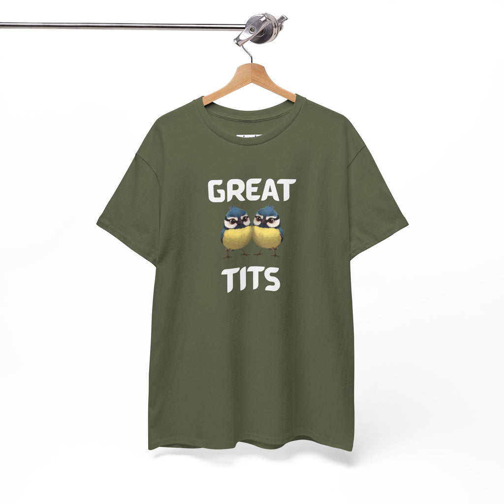 Great Tits T-Shirt – Funny Novelty Tee with Cheeky Wordplay