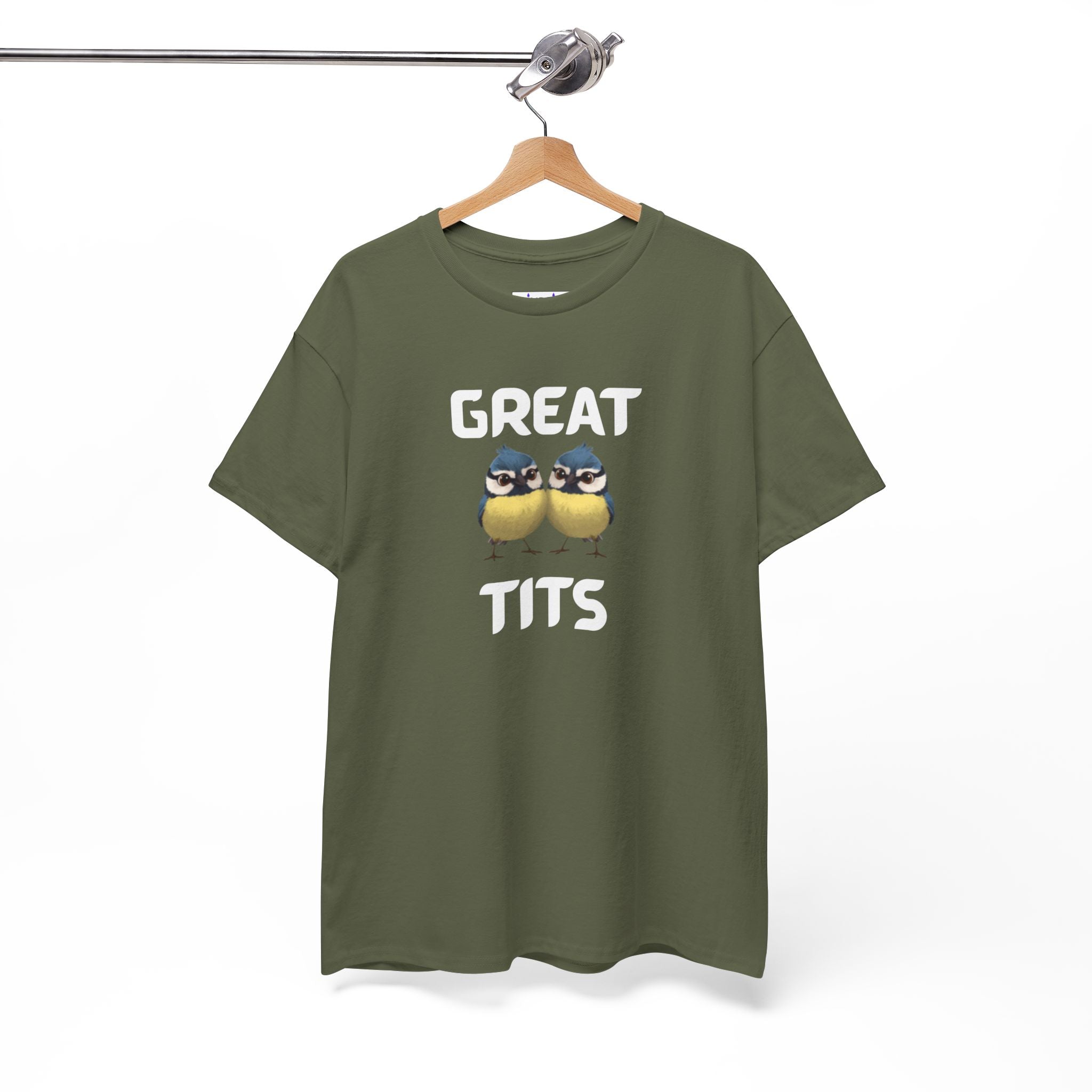 Great Tits T-Shirt – Funny Novelty Tee with Cheeky Wordplay