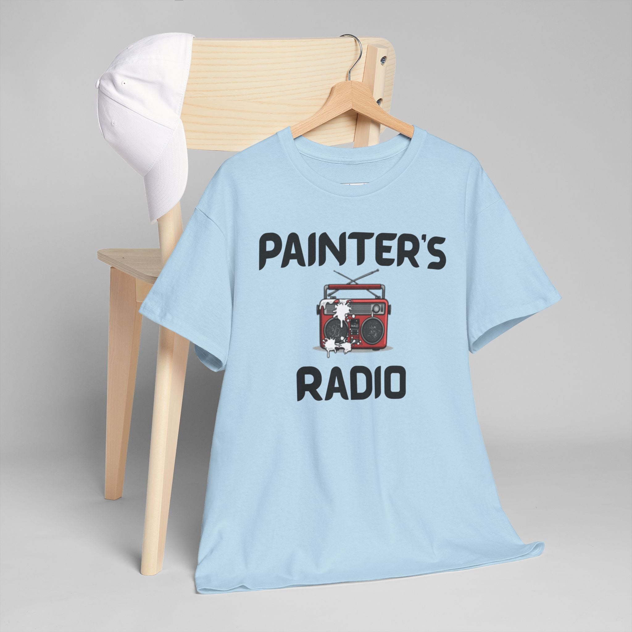 Painter’s Radio T-Shirt – Funny Decorator Gift with a Sense of Humour