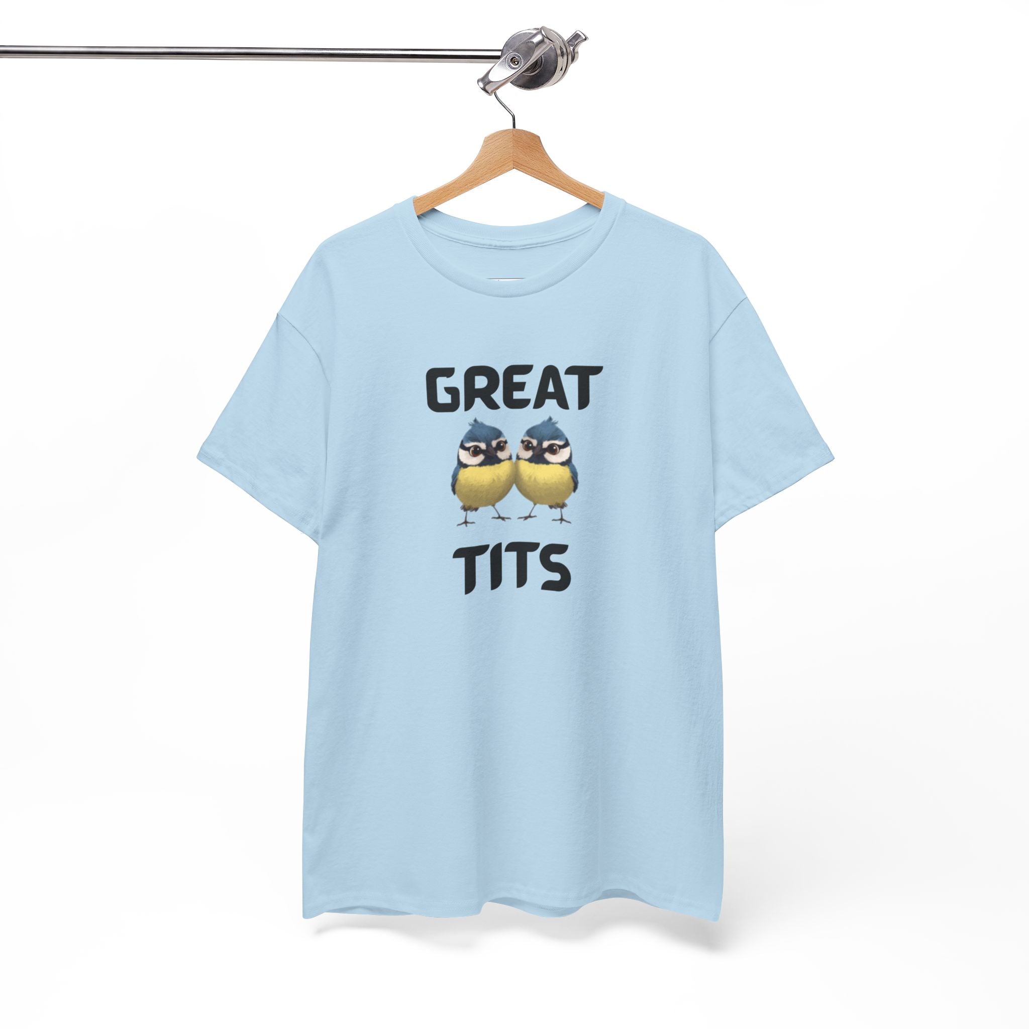 Great Tits T-Shirt – Funny Novelty Tee with Cheeky Wordplay