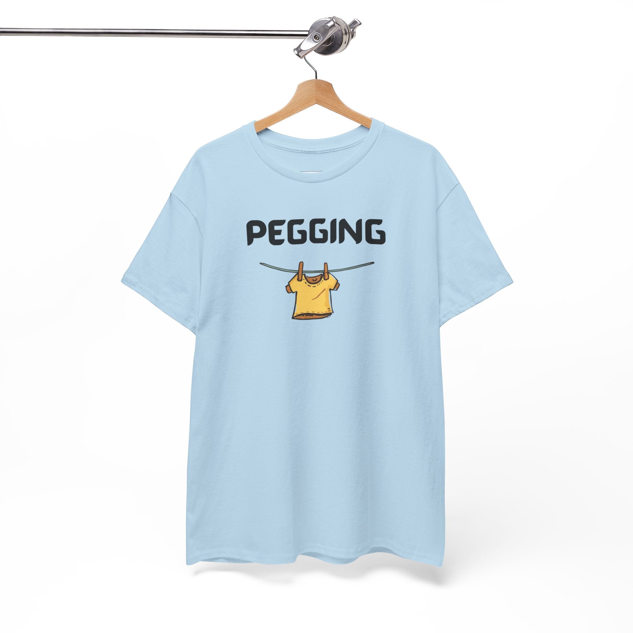 Pegging T-Shirt – Funny Novelty Tee with Cheeky Wordplay