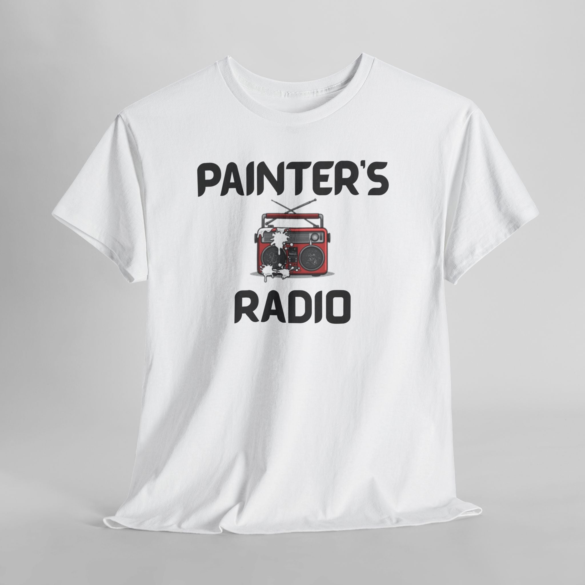 Painter’s Radio T-Shirt – Funny Decorator Gift with a Sense of Humour