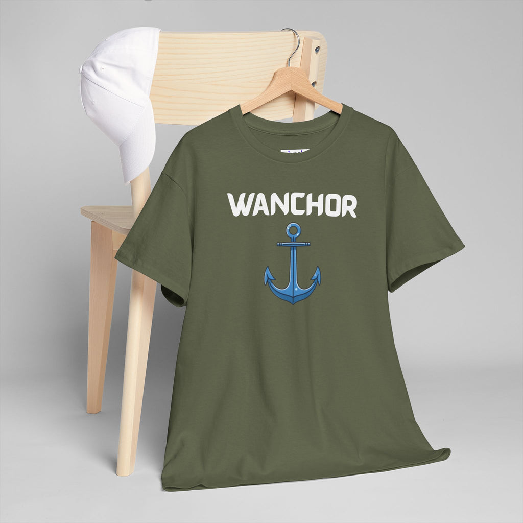 Wanchor T-Shirt – Funny Novelty Tee with Cheeky British Humour
