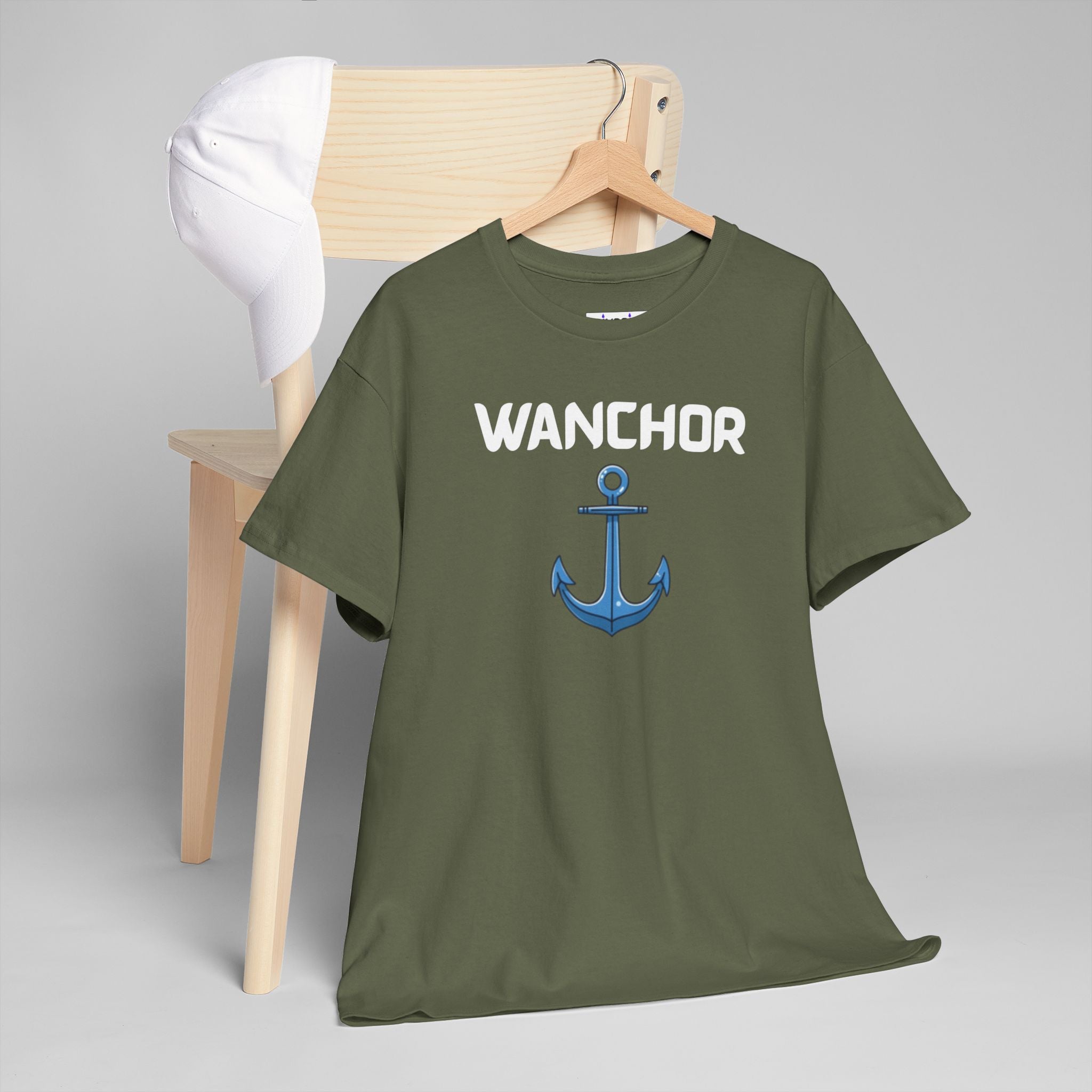 Wanchor T-Shirt – Funny Novelty Tee with Cheeky British Humour