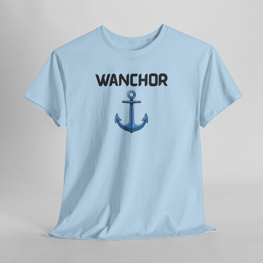 Wanchor T-Shirt – Funny Novelty Tee with Cheeky British Humour