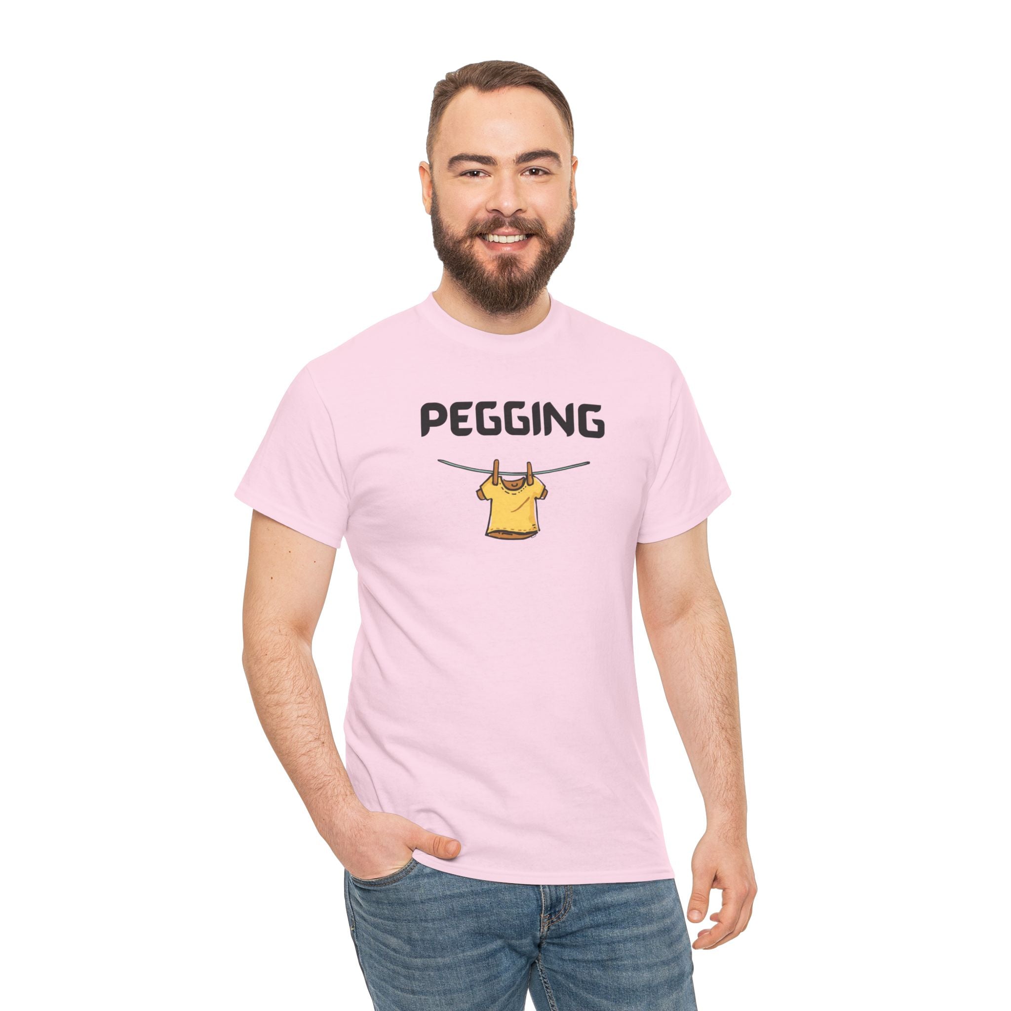 Pegging T-Shirt – Funny Novelty Tee with Cheeky Wordplay