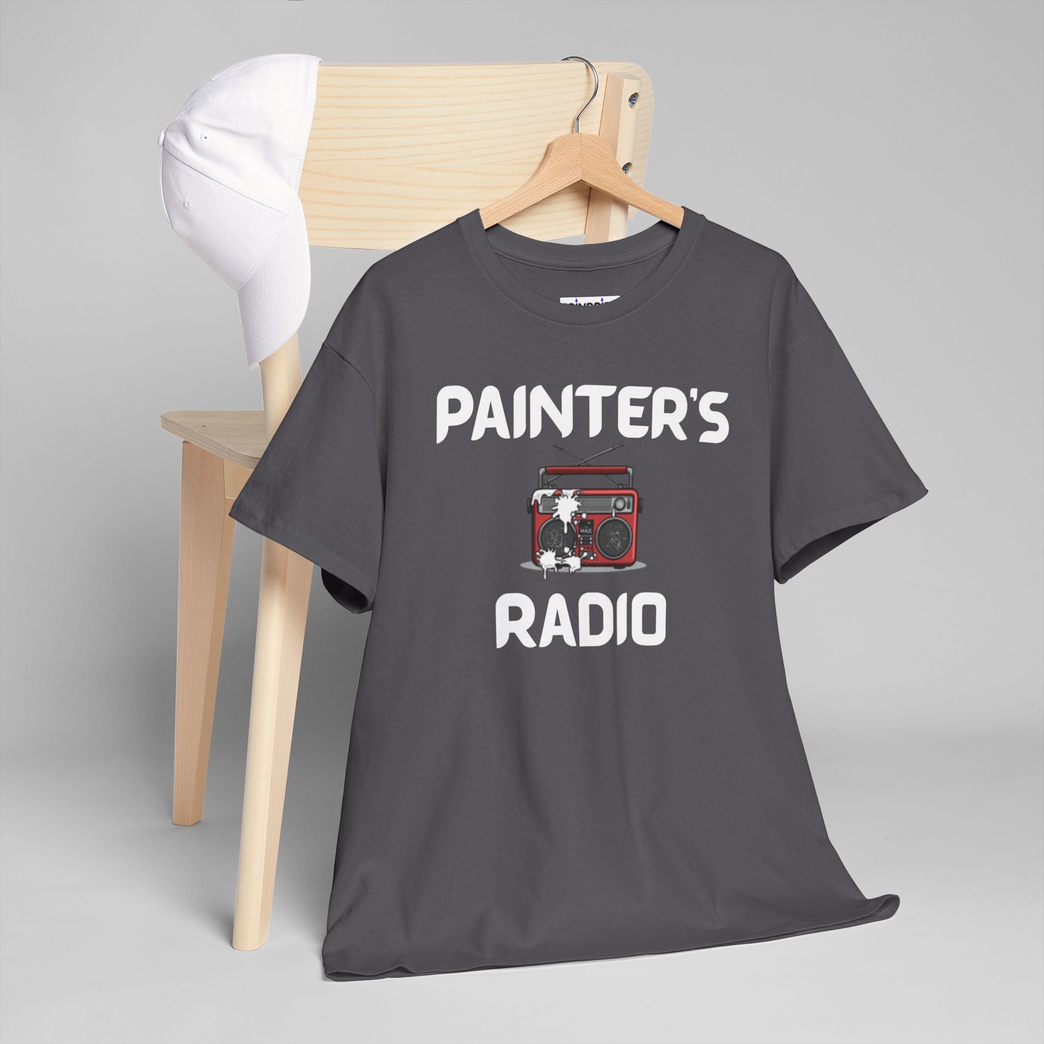 Painter’s Radio T-Shirt – Funny Decorator Gift with a Sense of Humour
