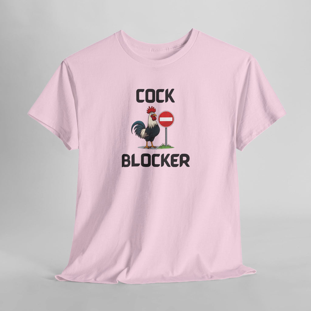 Cock Blocker T-Shirt – Funny Novelty Tee with Cheeky Humour