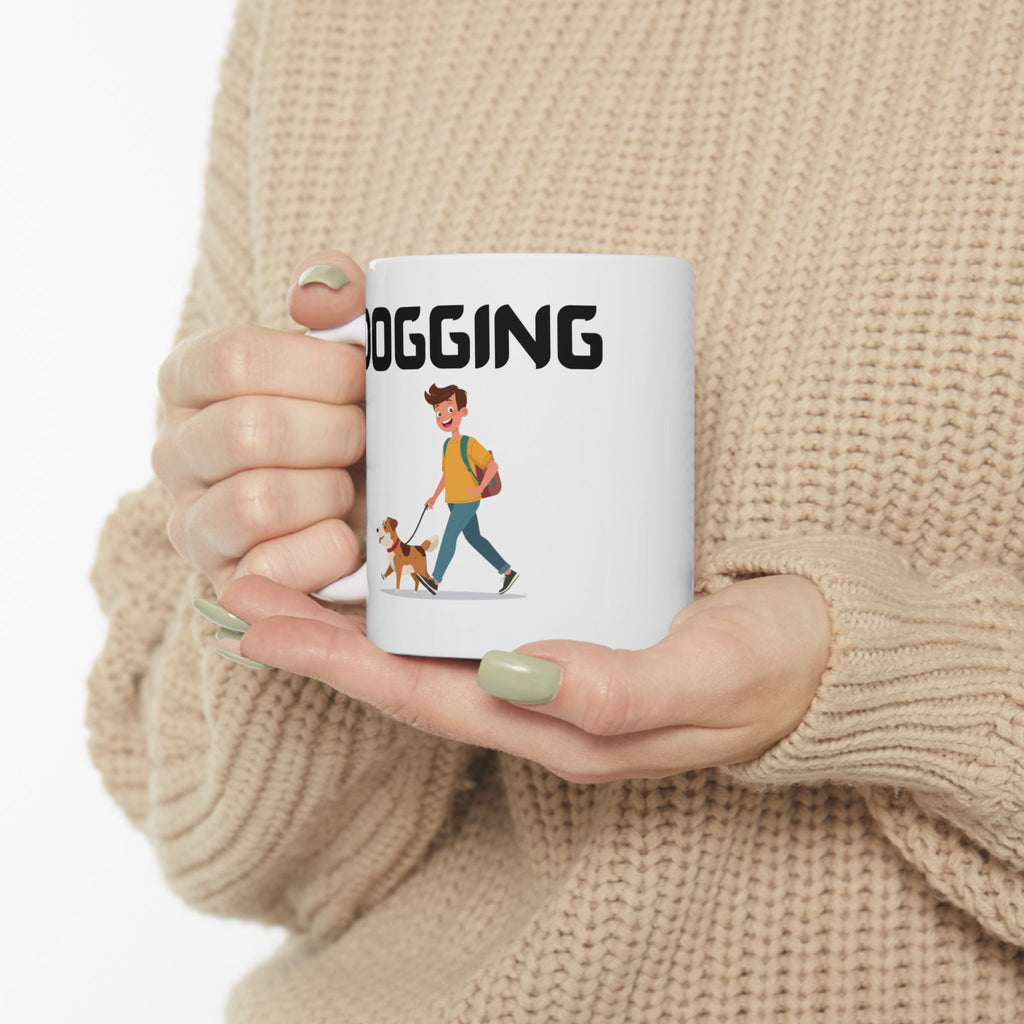 Dogging Funny Mug Cheeky Wordplay Prank Gift Dog Lover Novelty Coffee Cup