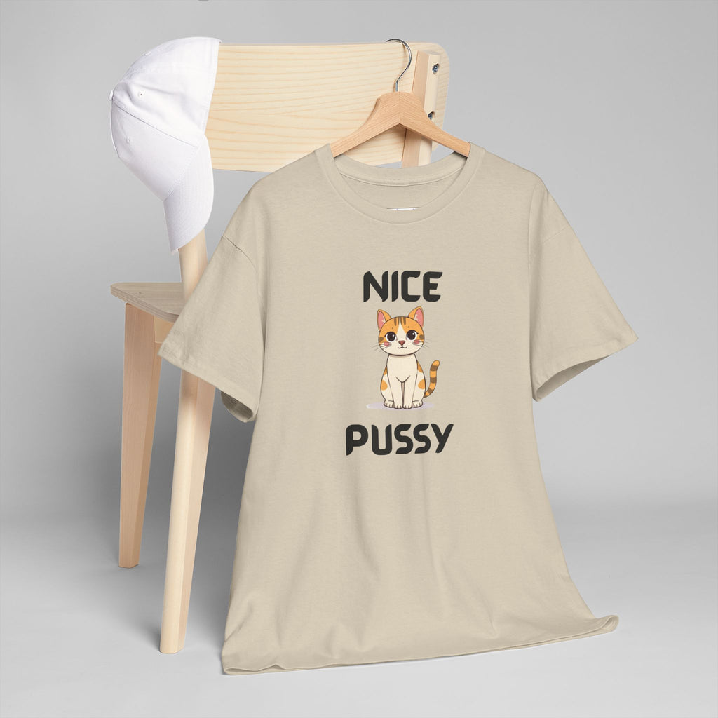 Nice Pussy T-Shirt – Funny Novelty Tee with Cheeky Humour
