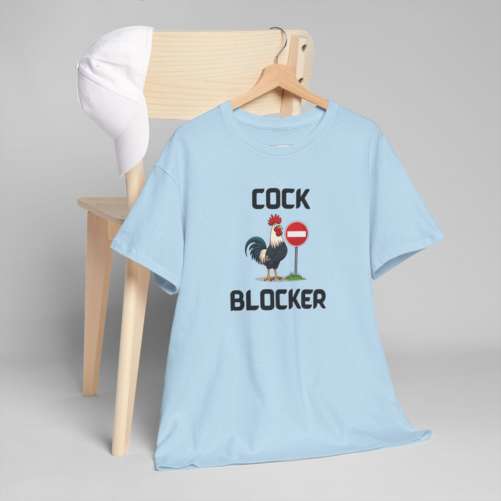 Cock Blocker T-Shirt – Funny Novelty Tee with Cheeky Humour