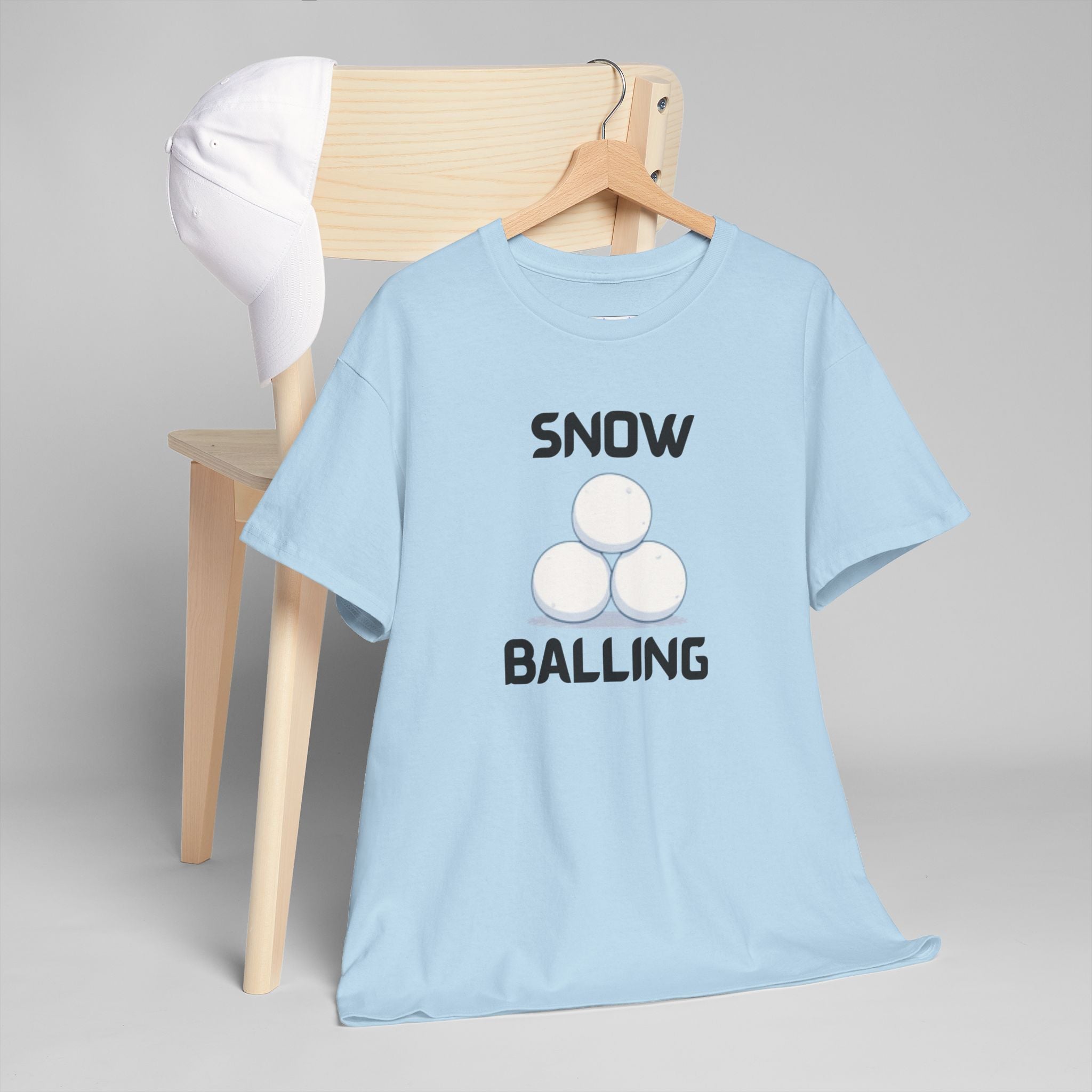 Snow Balling T-Shirt – Funny Novelty Tee with Cheeky Humour