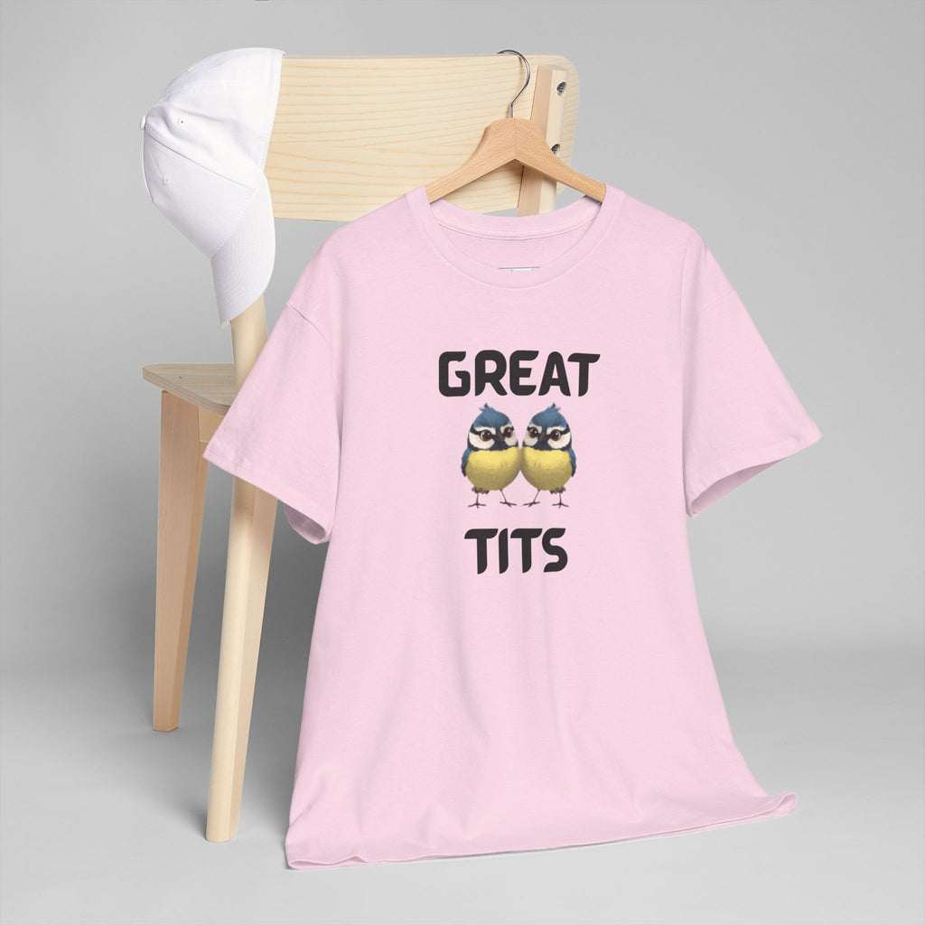 Great Tits T-Shirt – Funny Novelty Tee with Cheeky Wordplay