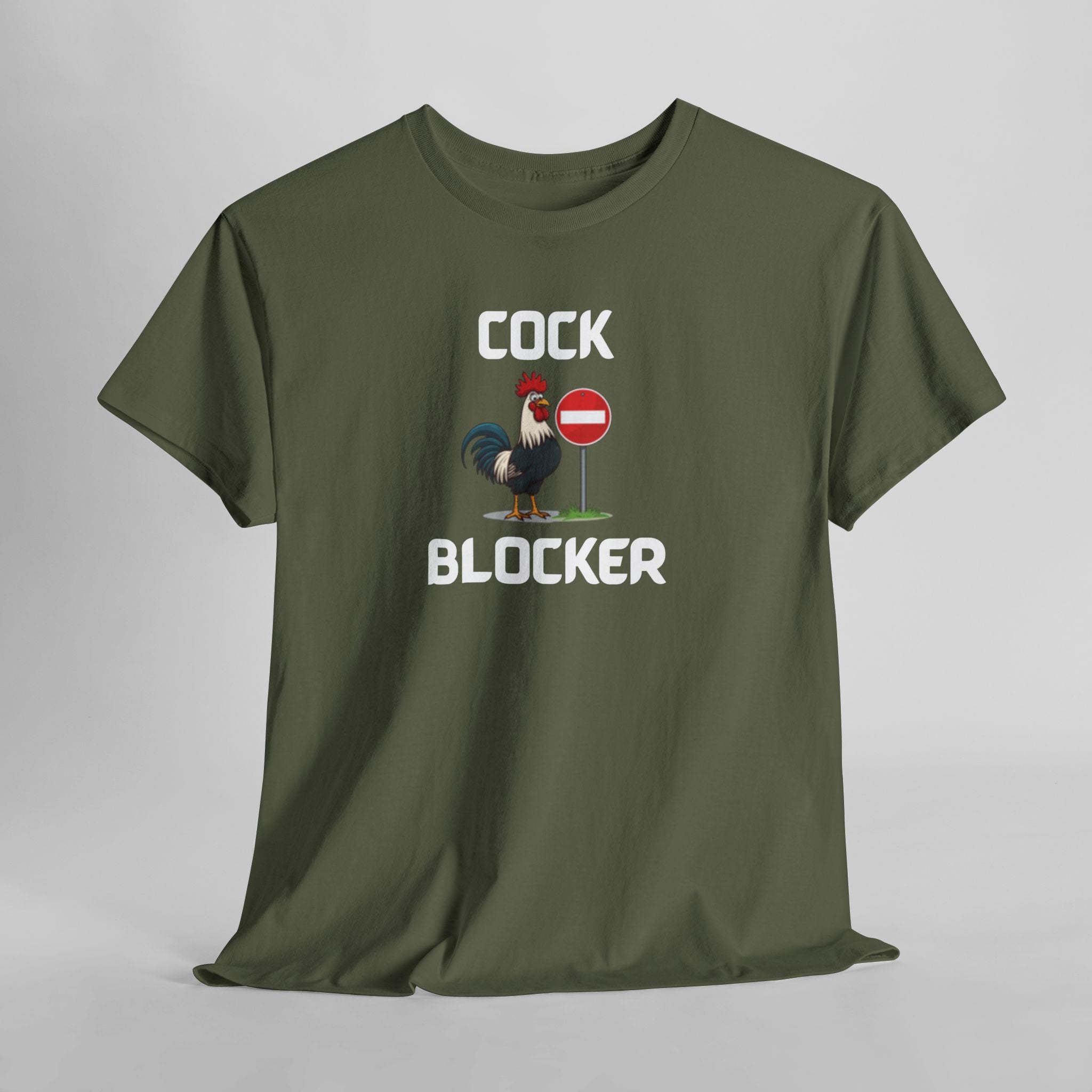 Cock Blocker T-Shirt – Funny Novelty Tee with Cheeky Humour