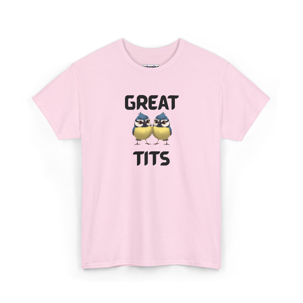Great Tits T-Shirt – Funny Novelty Tee with Cheeky Wordplay