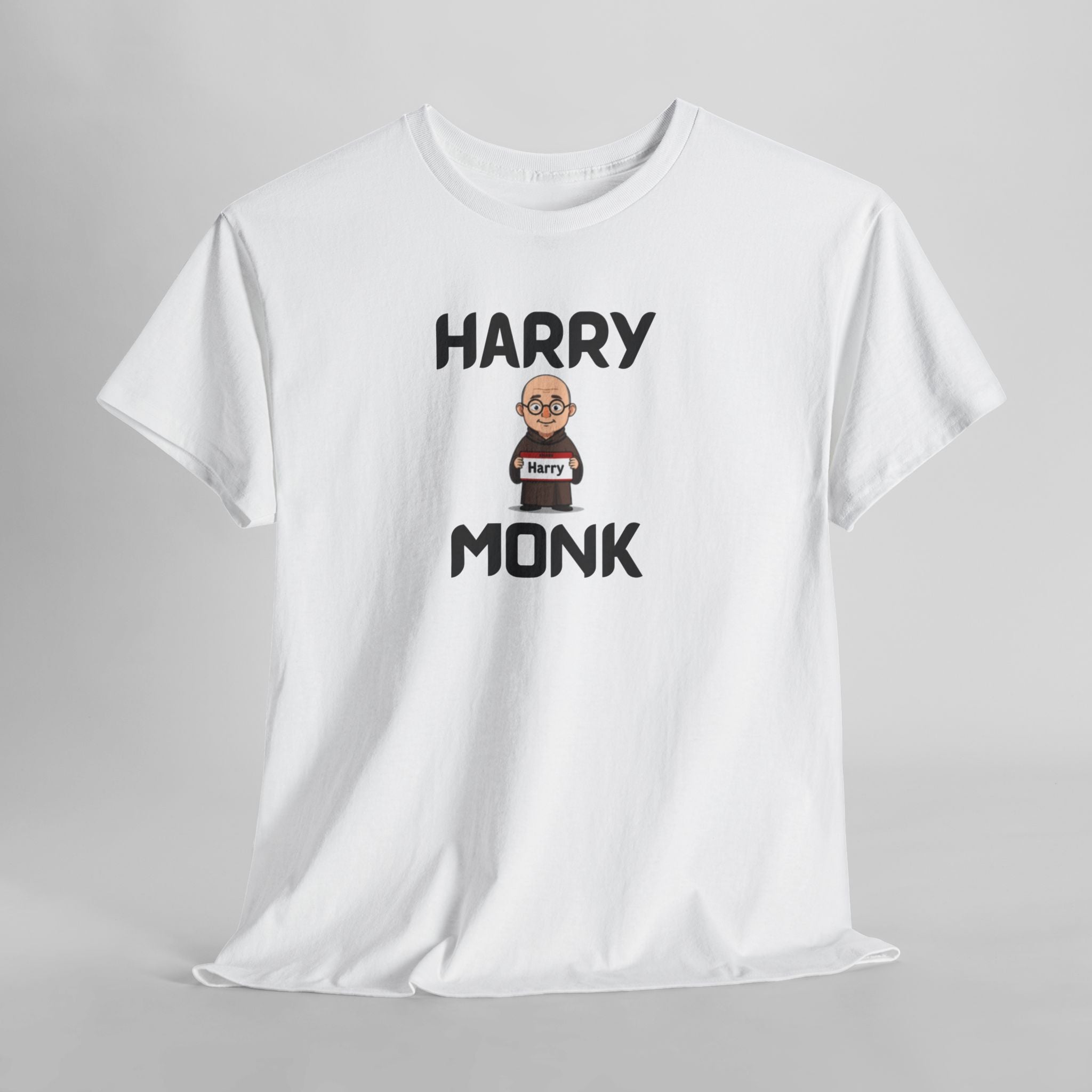 Harry Monk T-Shirt – Funny Novelty Tee with Cheeky Wordplay