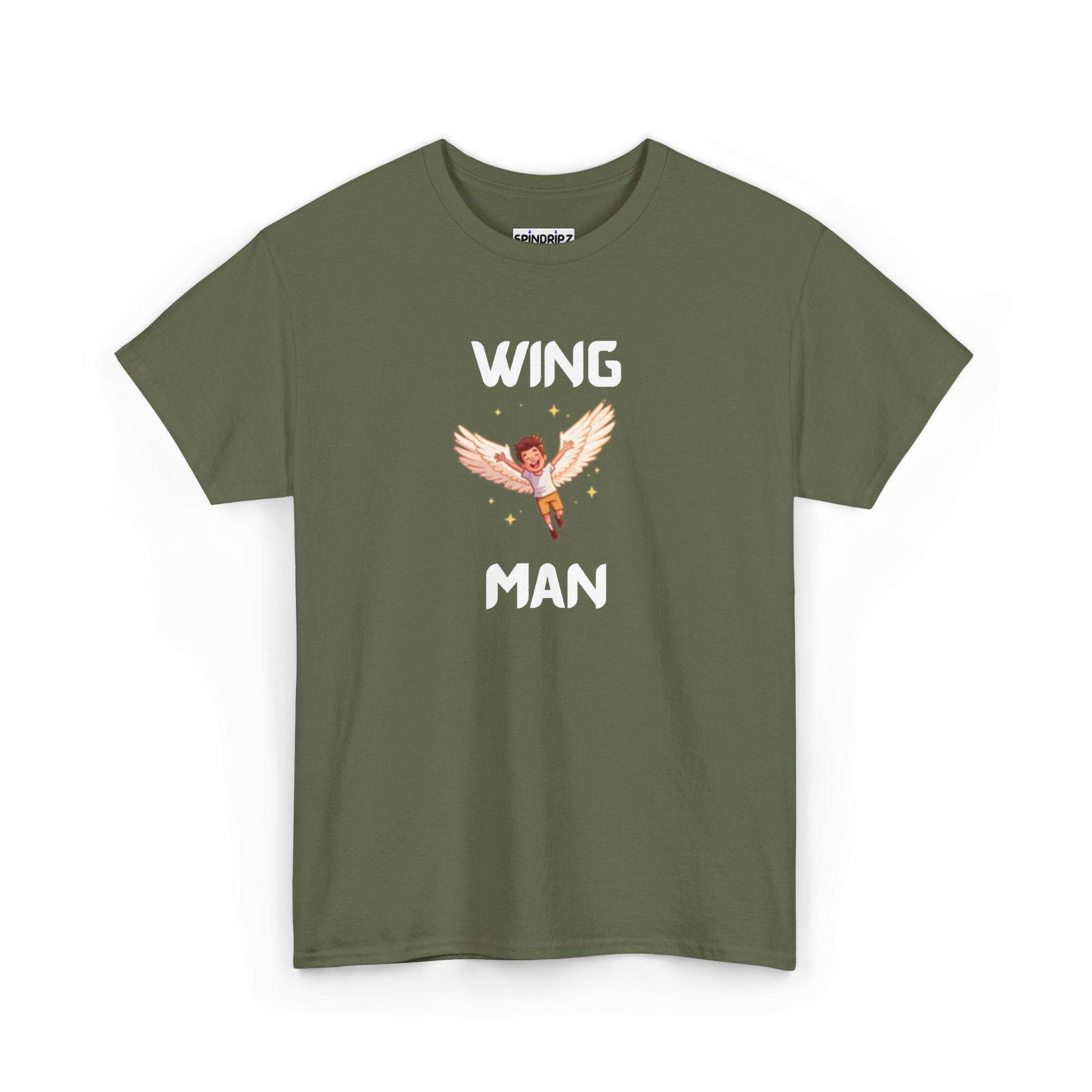 Wing Man T-Shirt – Funny Novelty Tee for Stag Do’s, Prank Gifts & Nights Out