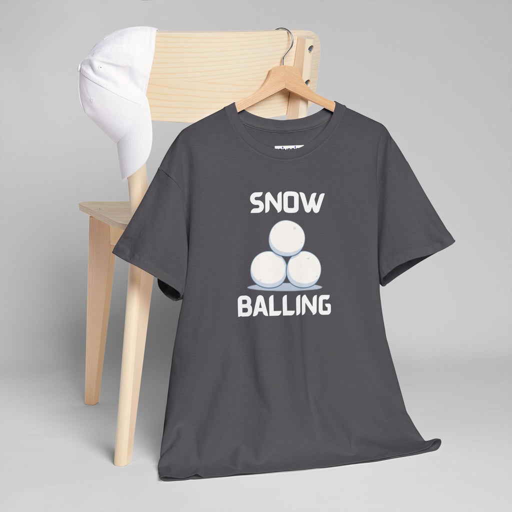 Snow Balling T-Shirt – Funny Novelty Tee with Cheeky Humour
