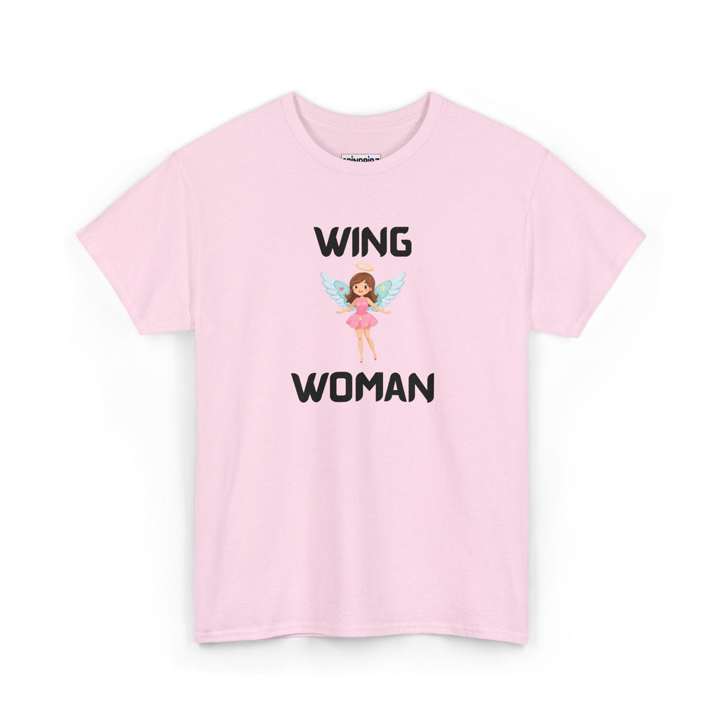Wing Woman T-Shirt – Funny Novelty Tee for Hen Do’s, Prank Gifts & Nights Out