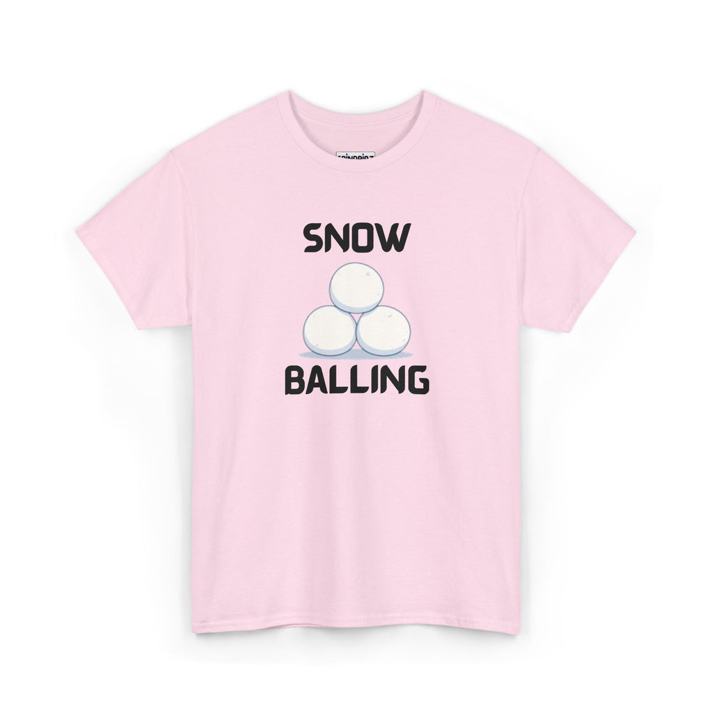Snow Balling T-Shirt – Funny Novelty Tee with Cheeky Humour