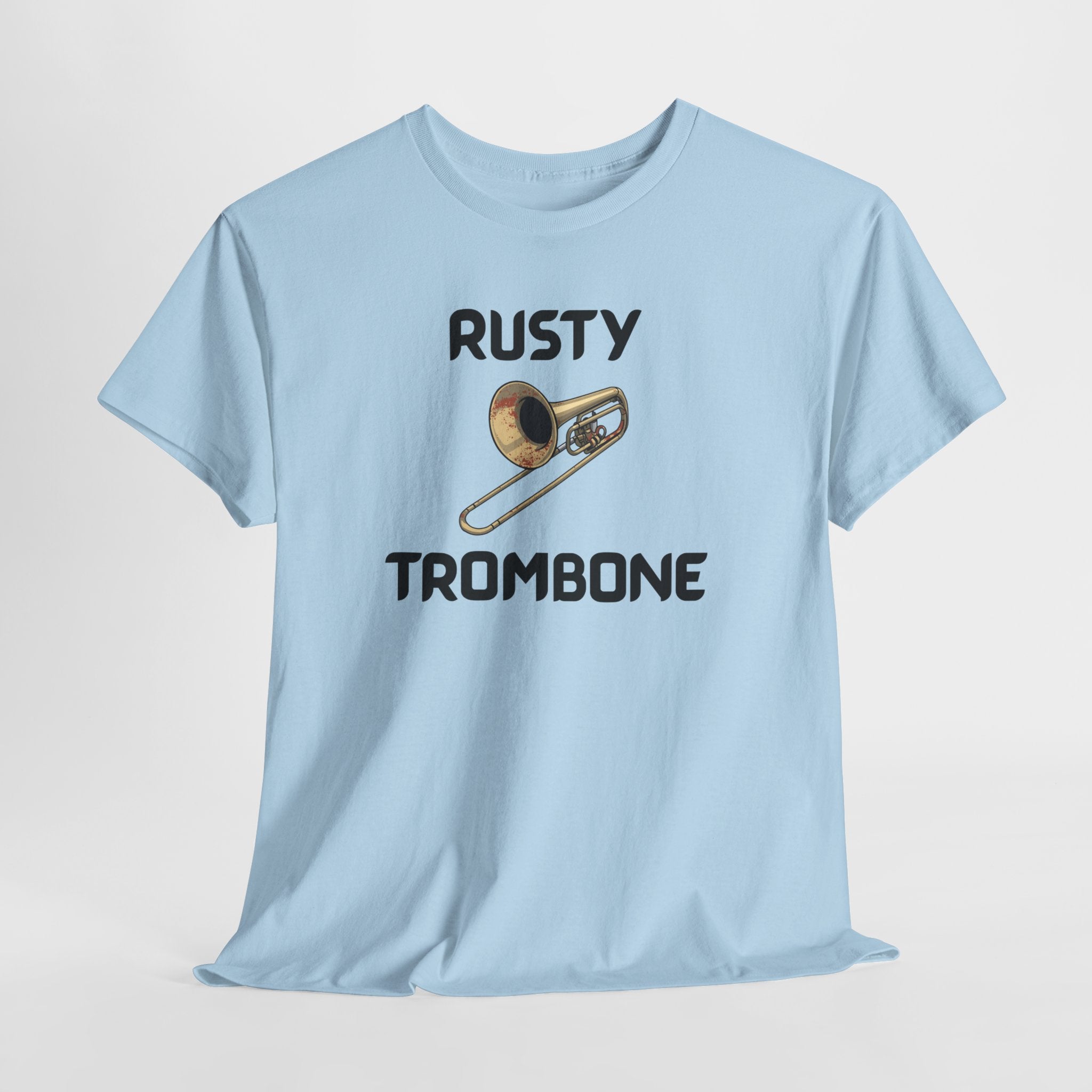 Rusty Trombone T-Shirt – Funny Novelty Tee with Cheeky Humour