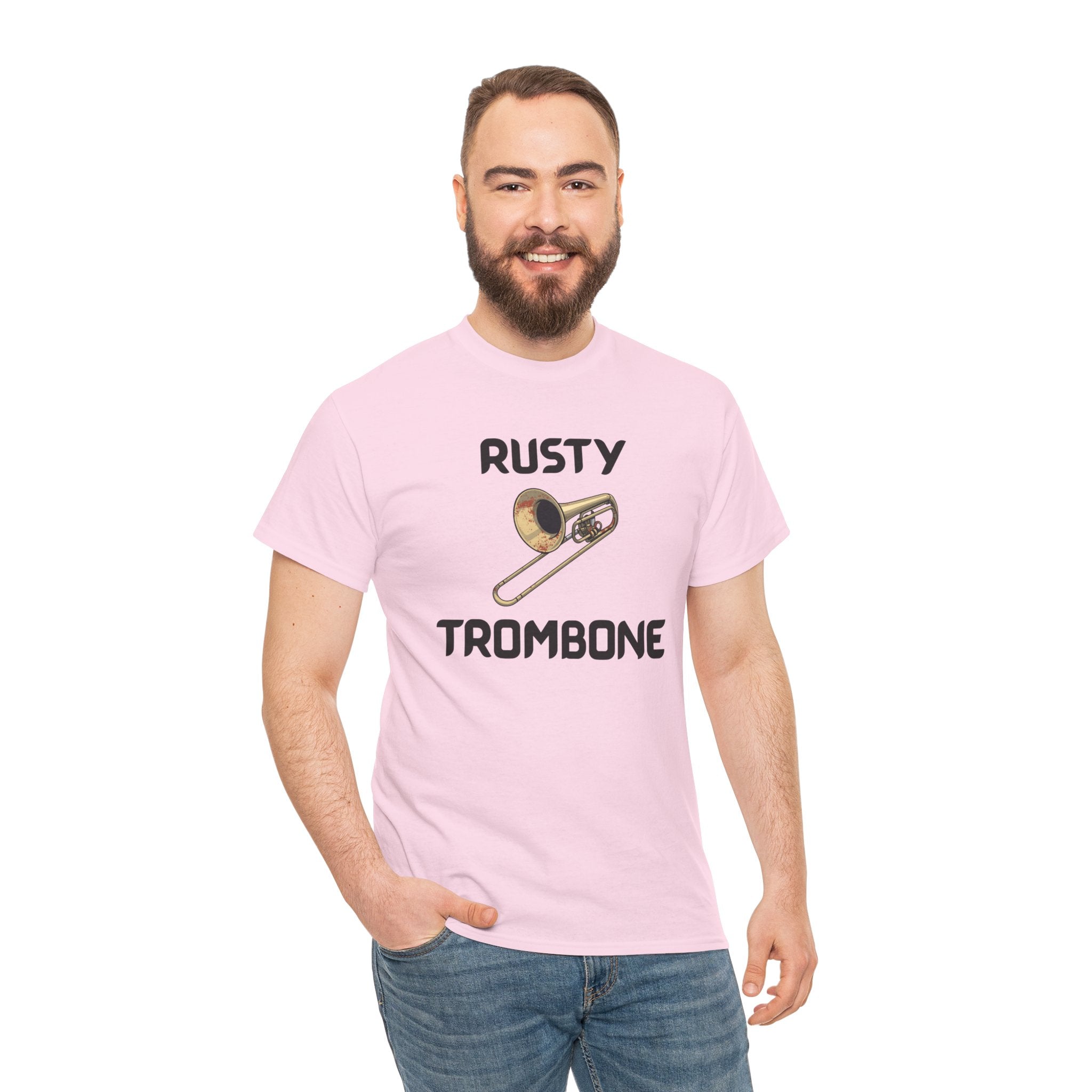 Rusty Trombone T-Shirt – Funny Novelty Tee with Cheeky Humour