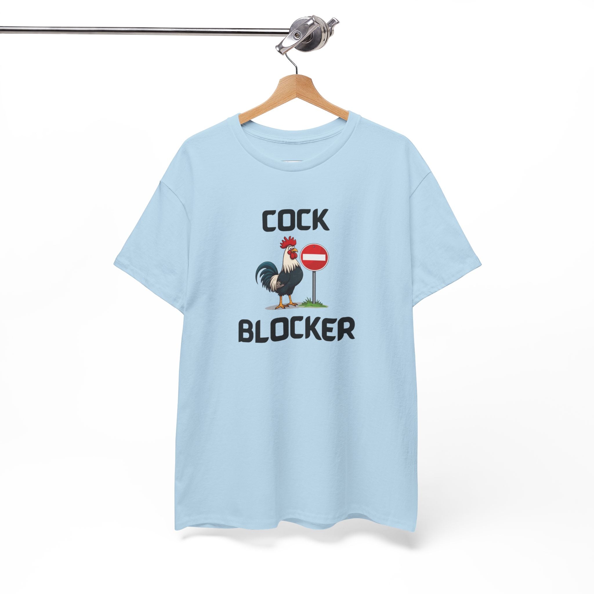 Cock Blocker T-Shirt – Funny Novelty Tee with Cheeky Humour
