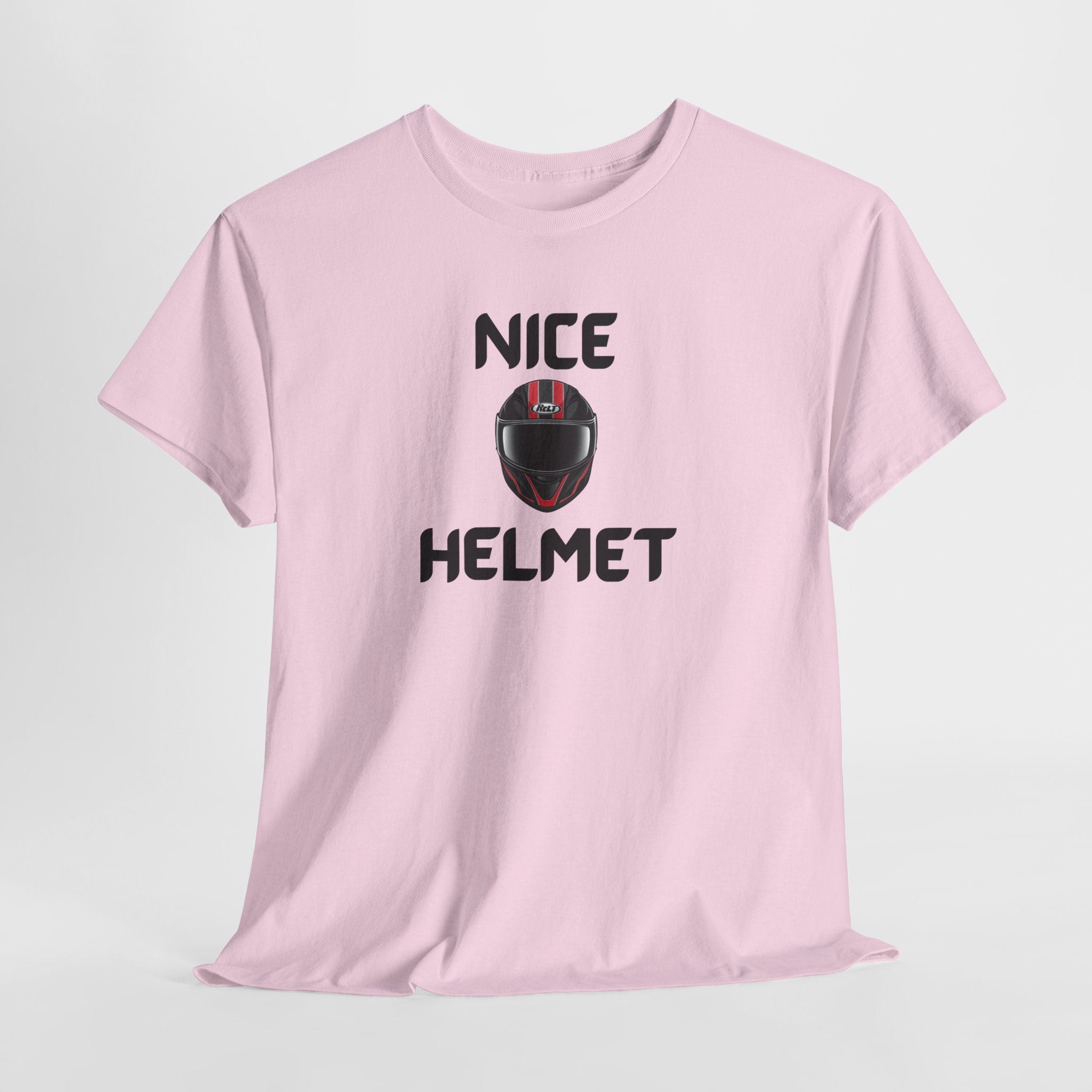 Nice Helmet T-Shirt – Funny Novelty Tee with Cheeky Wordplay